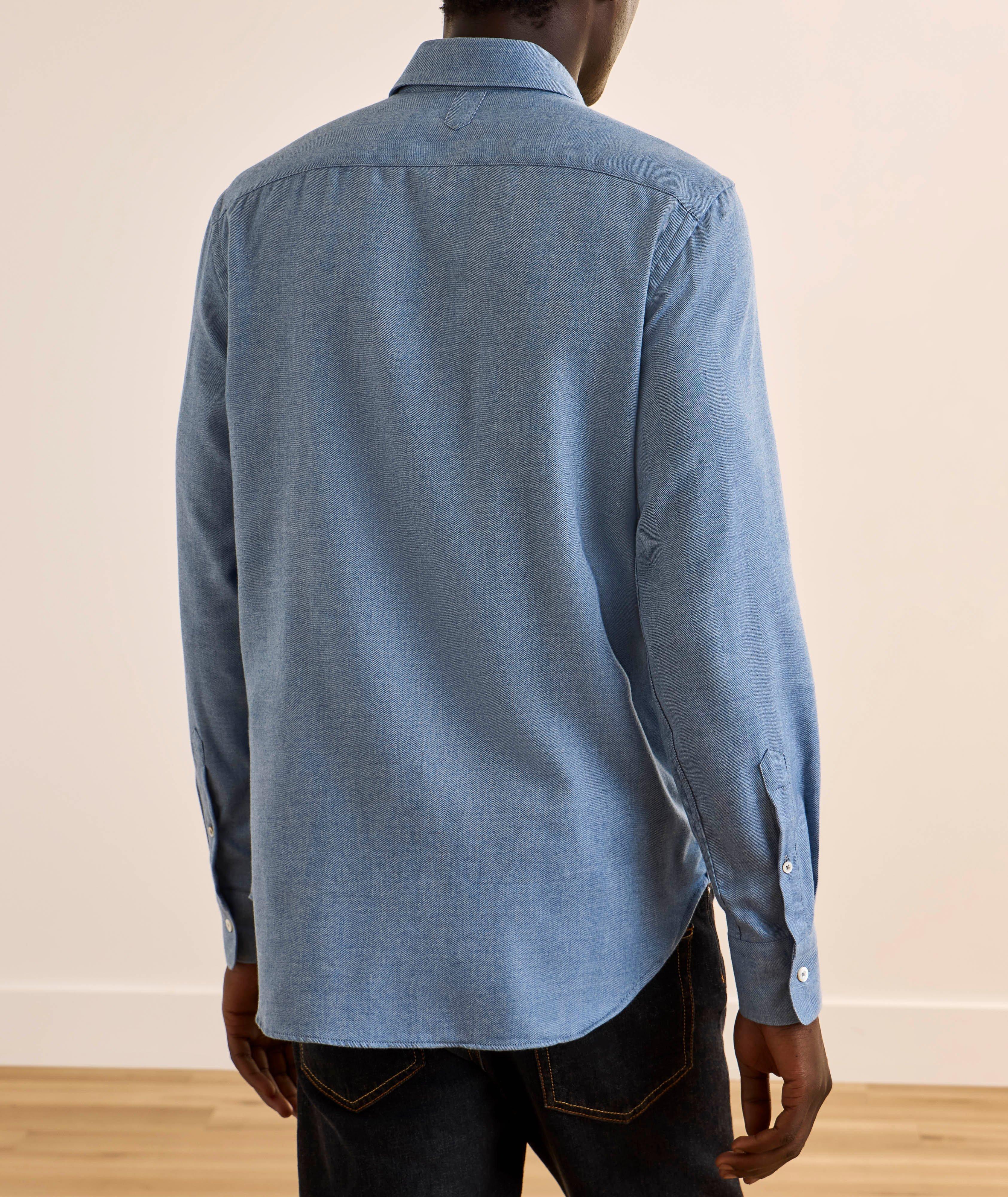 Herringbone Cotton-Lyocell Shirt image 2