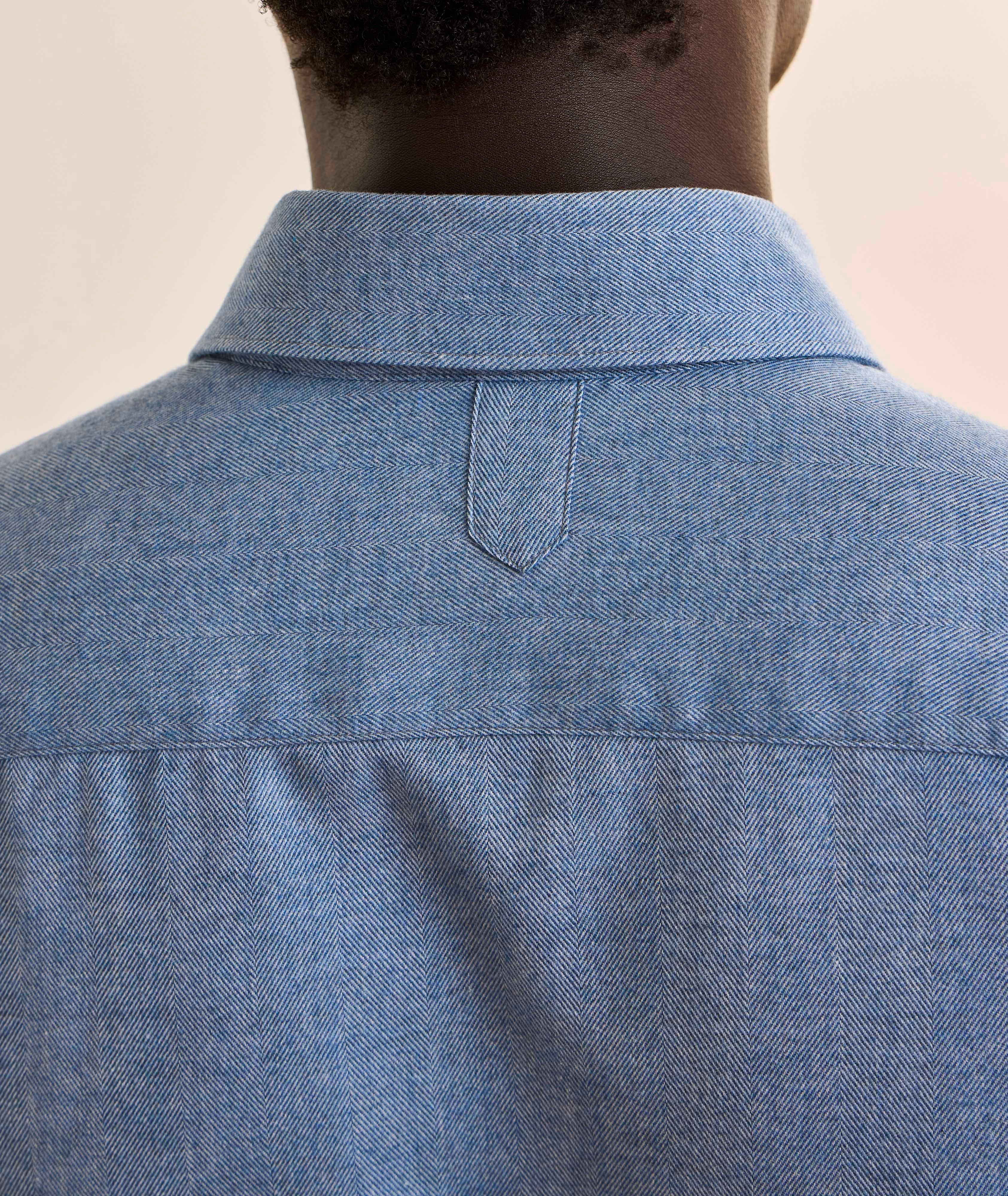 Herringbone Cotton-Lyocell Shirt image 4