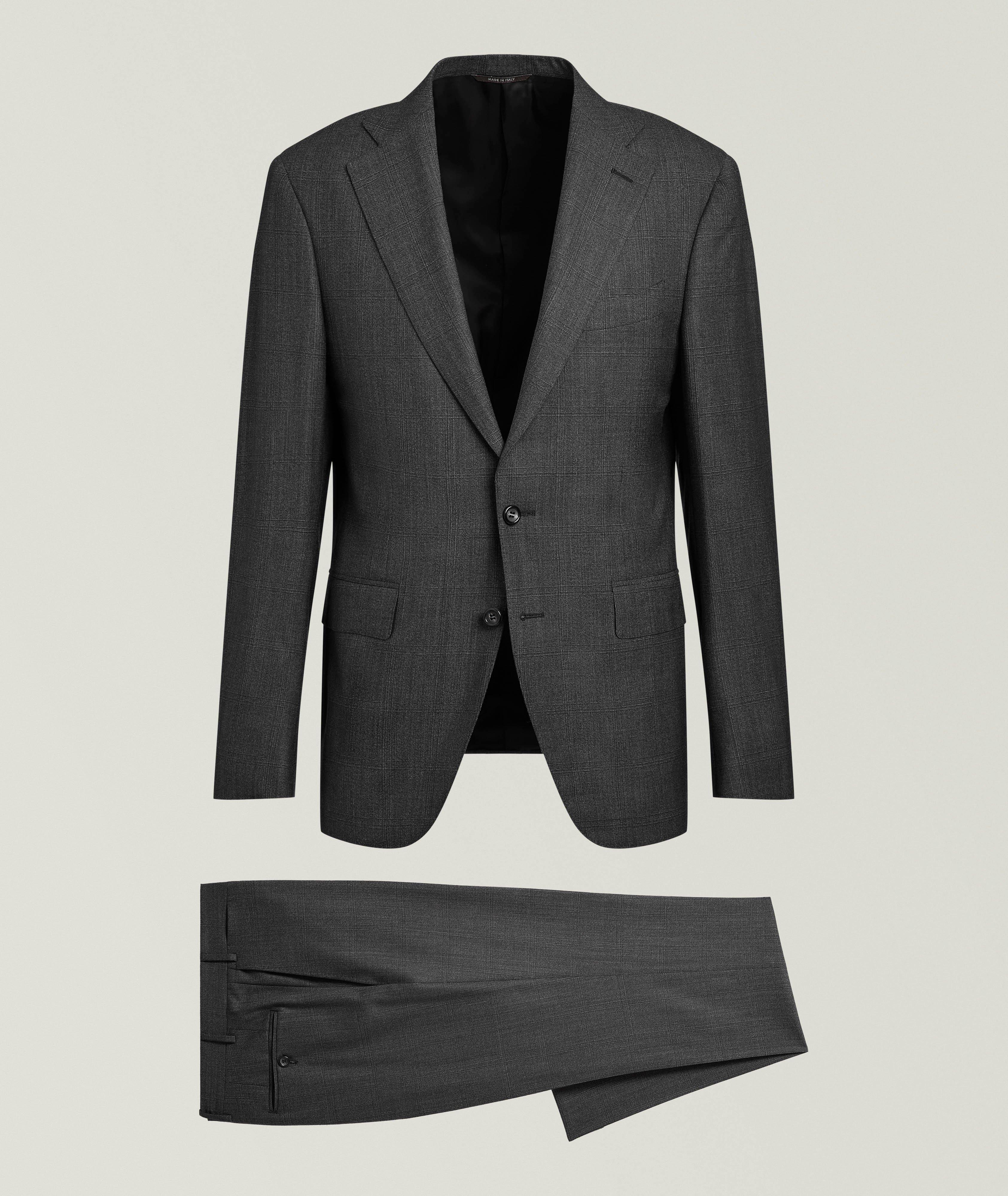 Canali Capri Impeccabile Checked Wool Suit