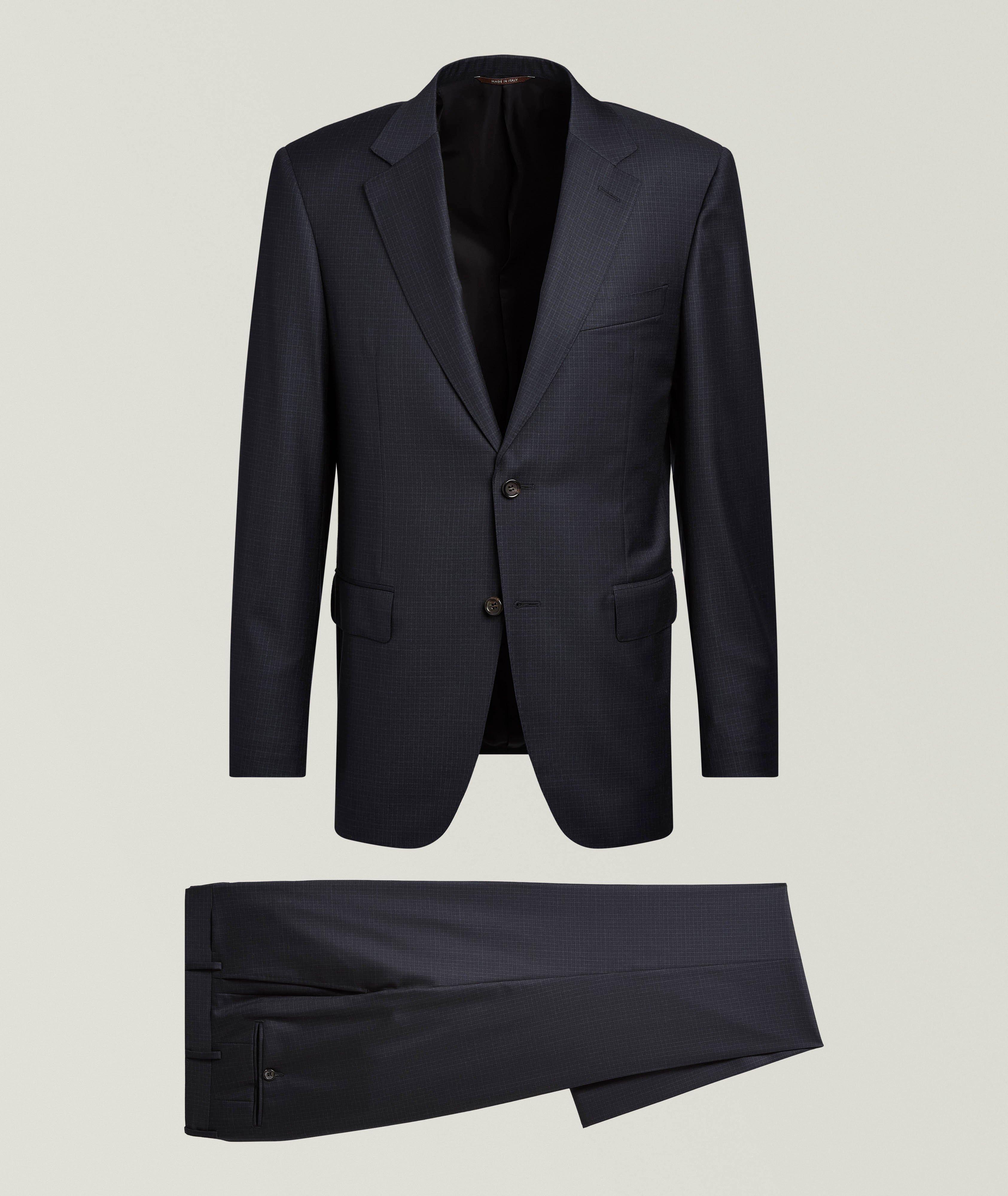 Canali Contemporary Check Wool Suit