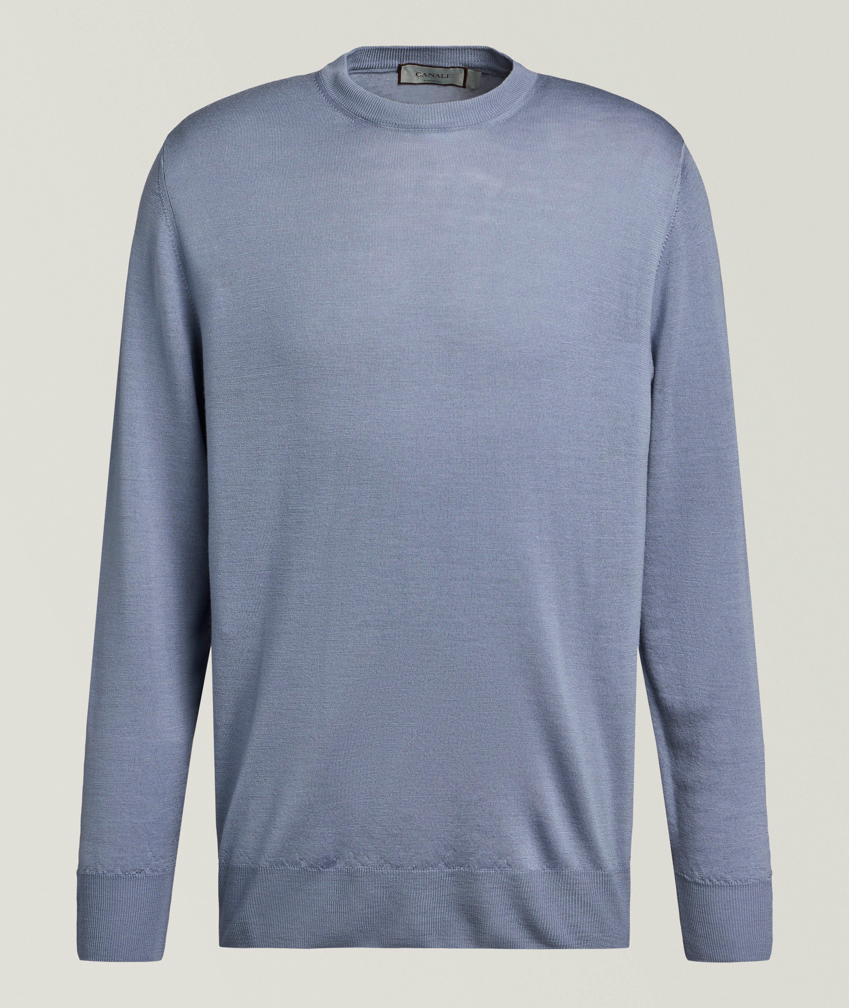 Canali Merino Wool Crewneck Sweater