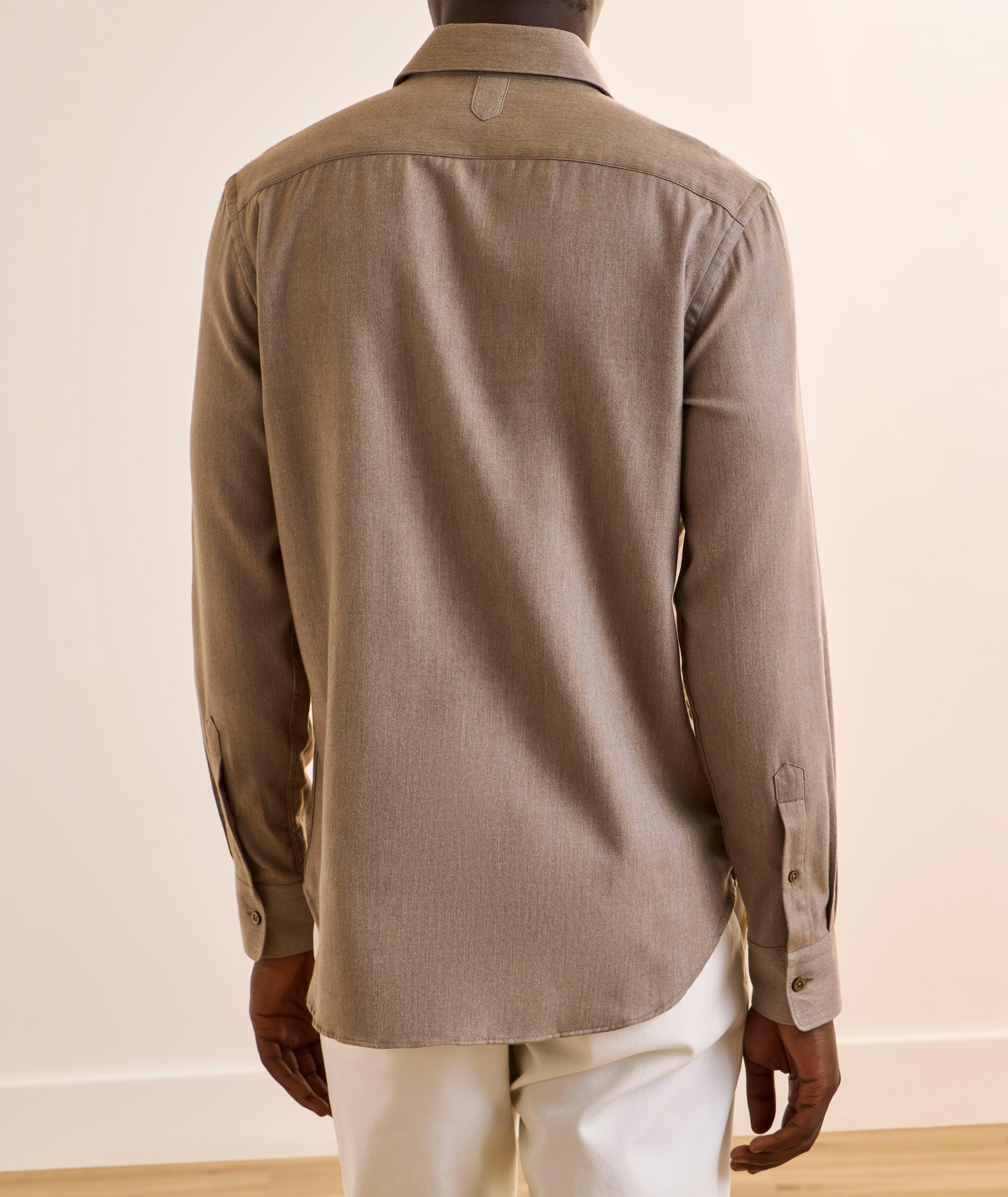 Herringbone Cotton-Lyocell Shirt image 2