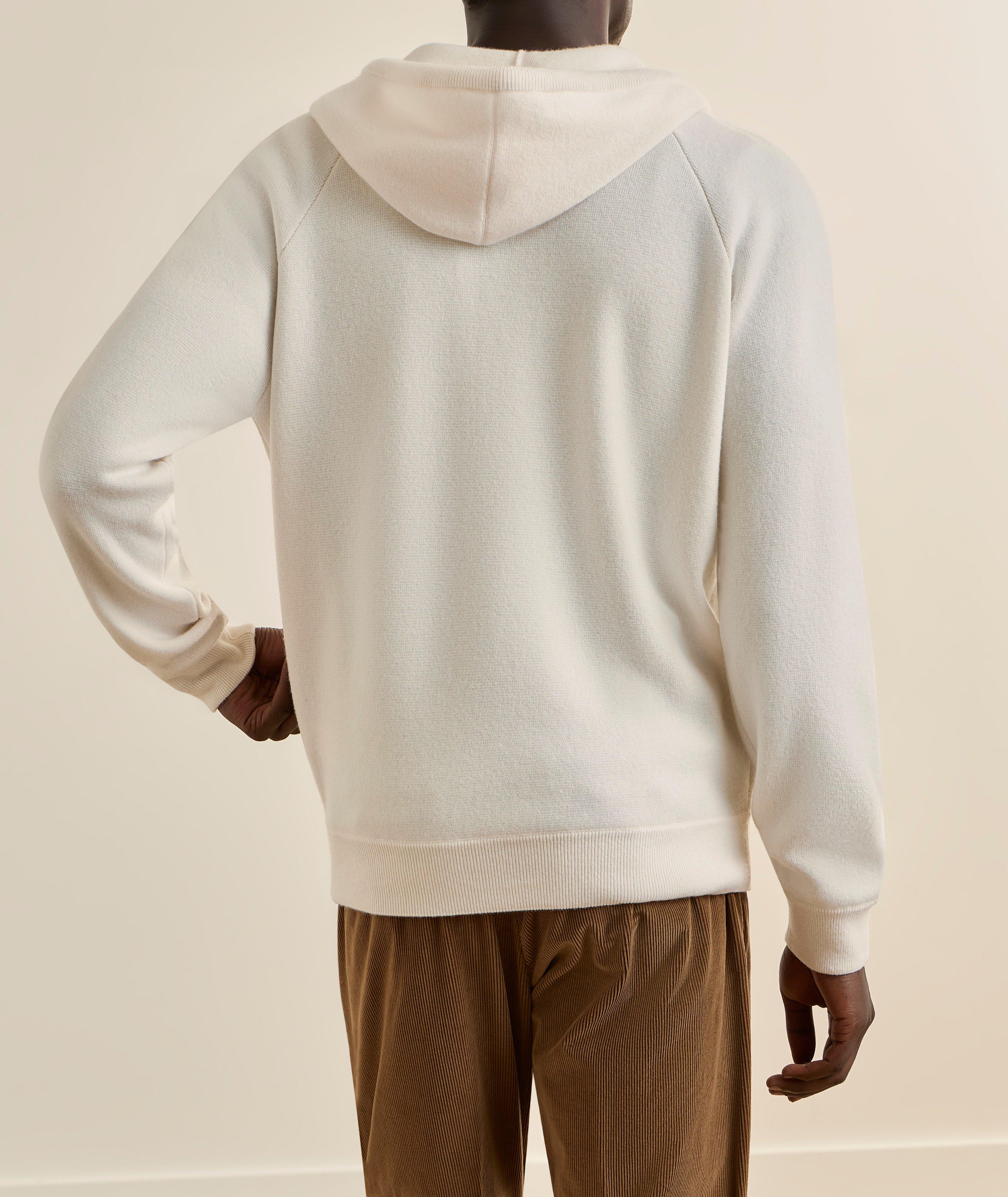 Pull à capuche cachemire-laine vierge image 2