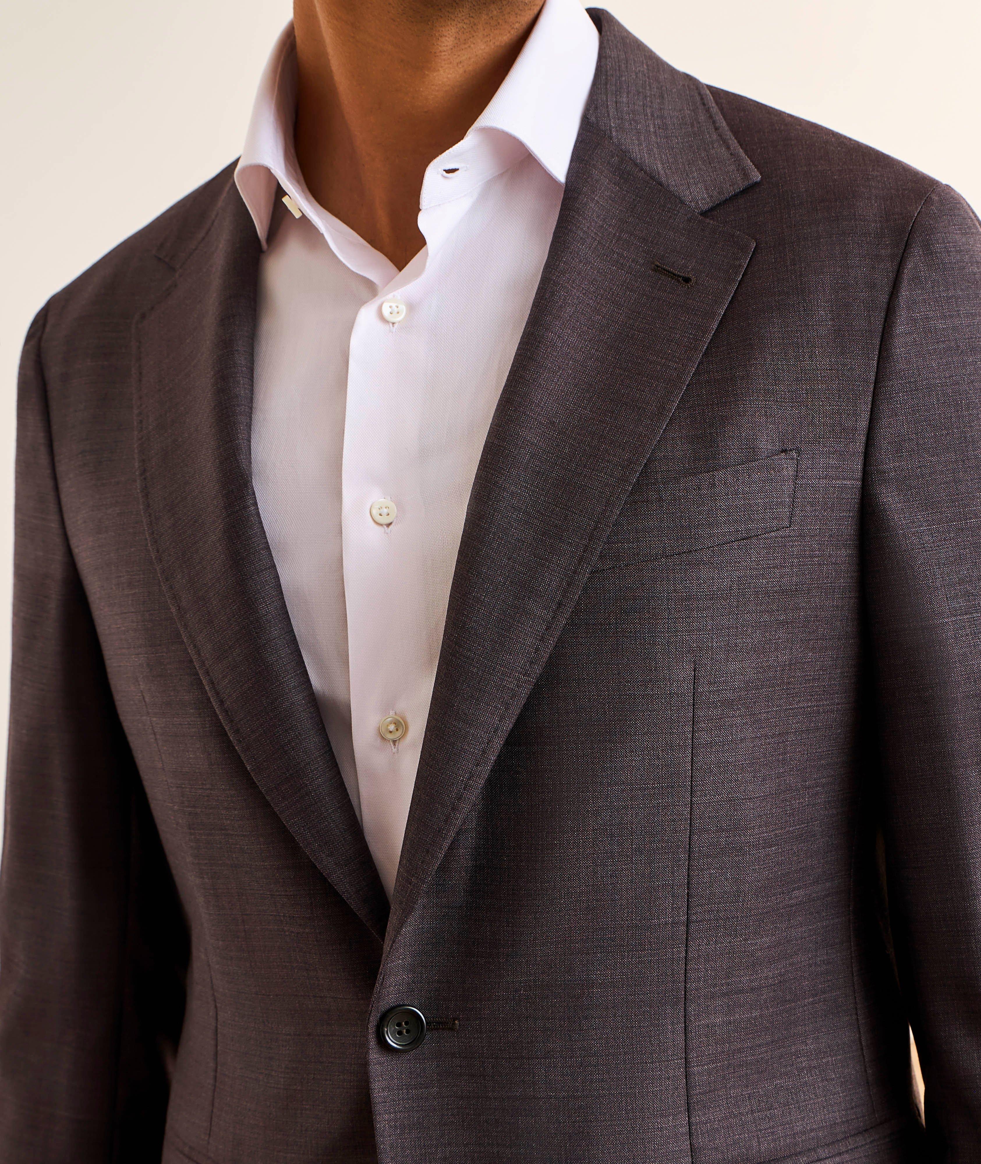 Kei Denim-Effect Wool Suit image 3
