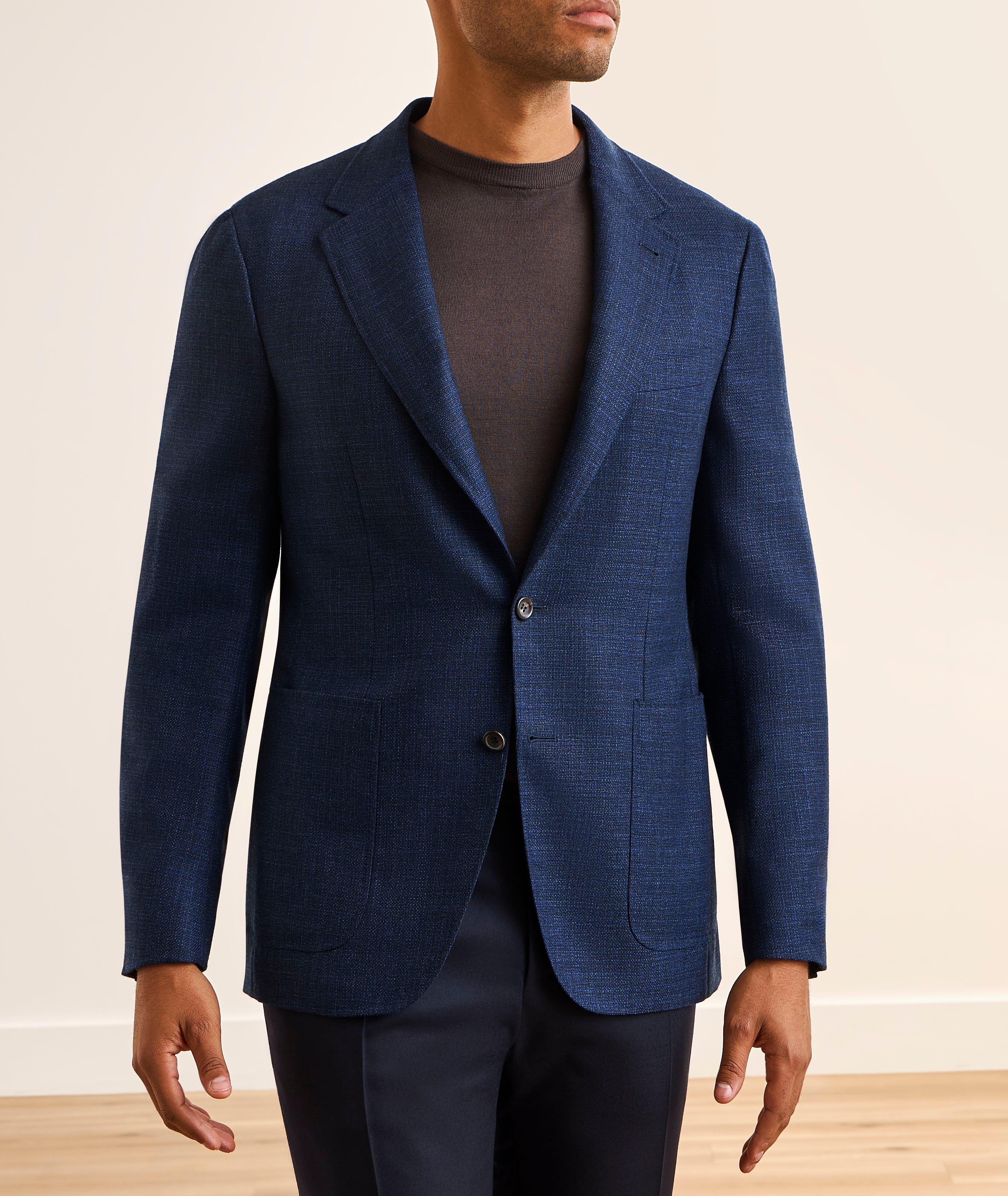 Veston sport laine texturé Kei image 1