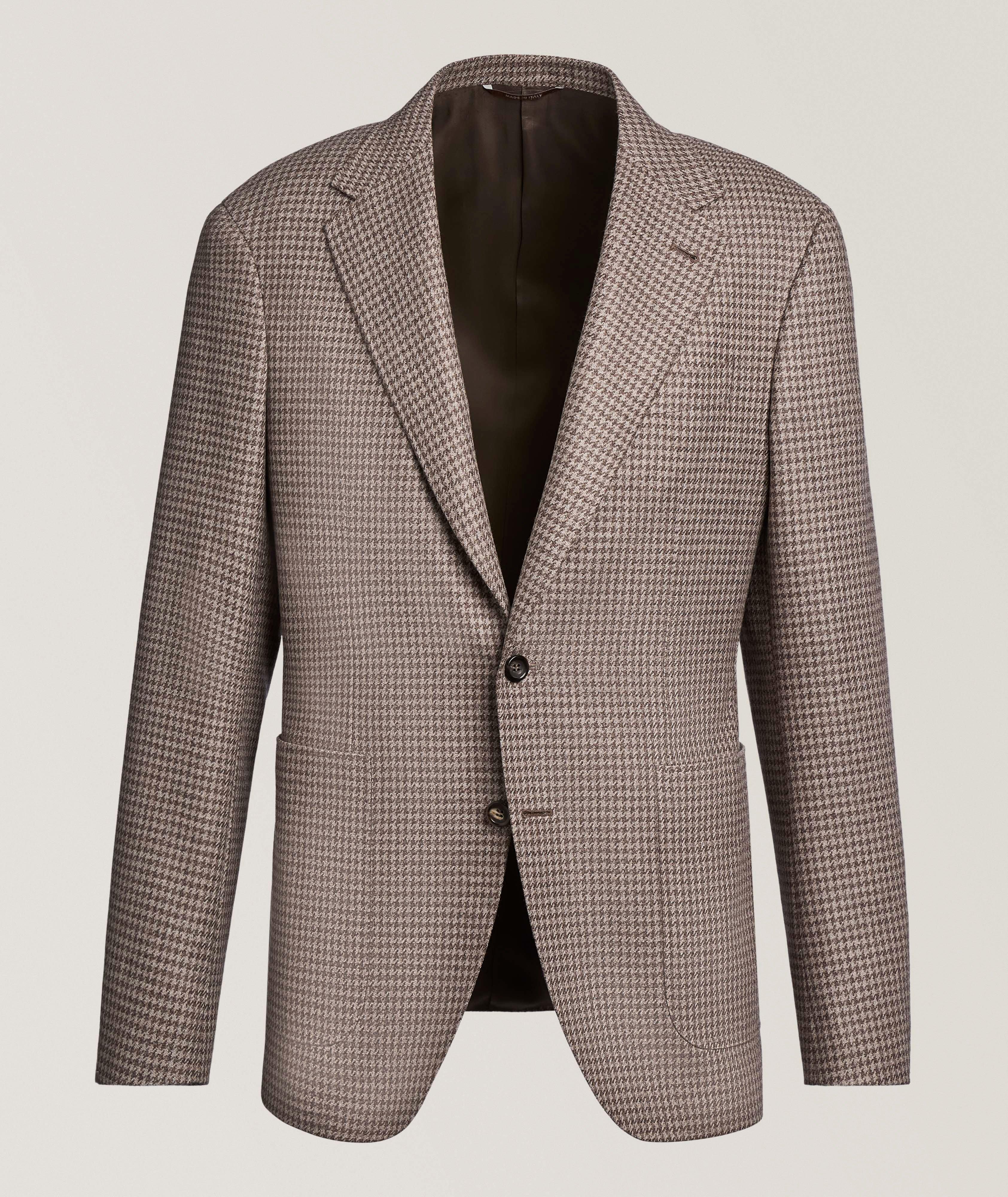 Canali Kei Houndstooth Sport Jacket