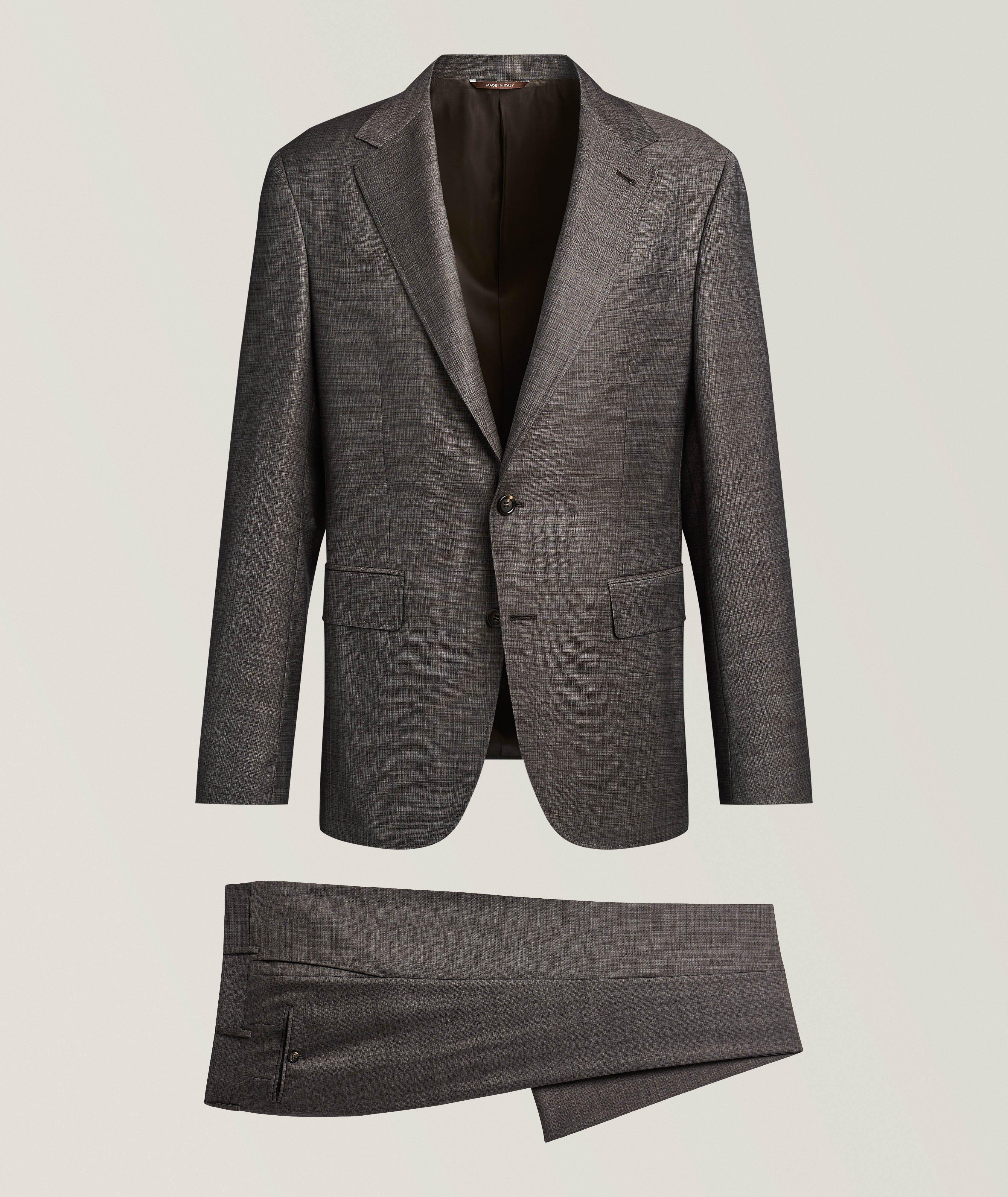 Canali Kei Denim-Effect Wool Suit