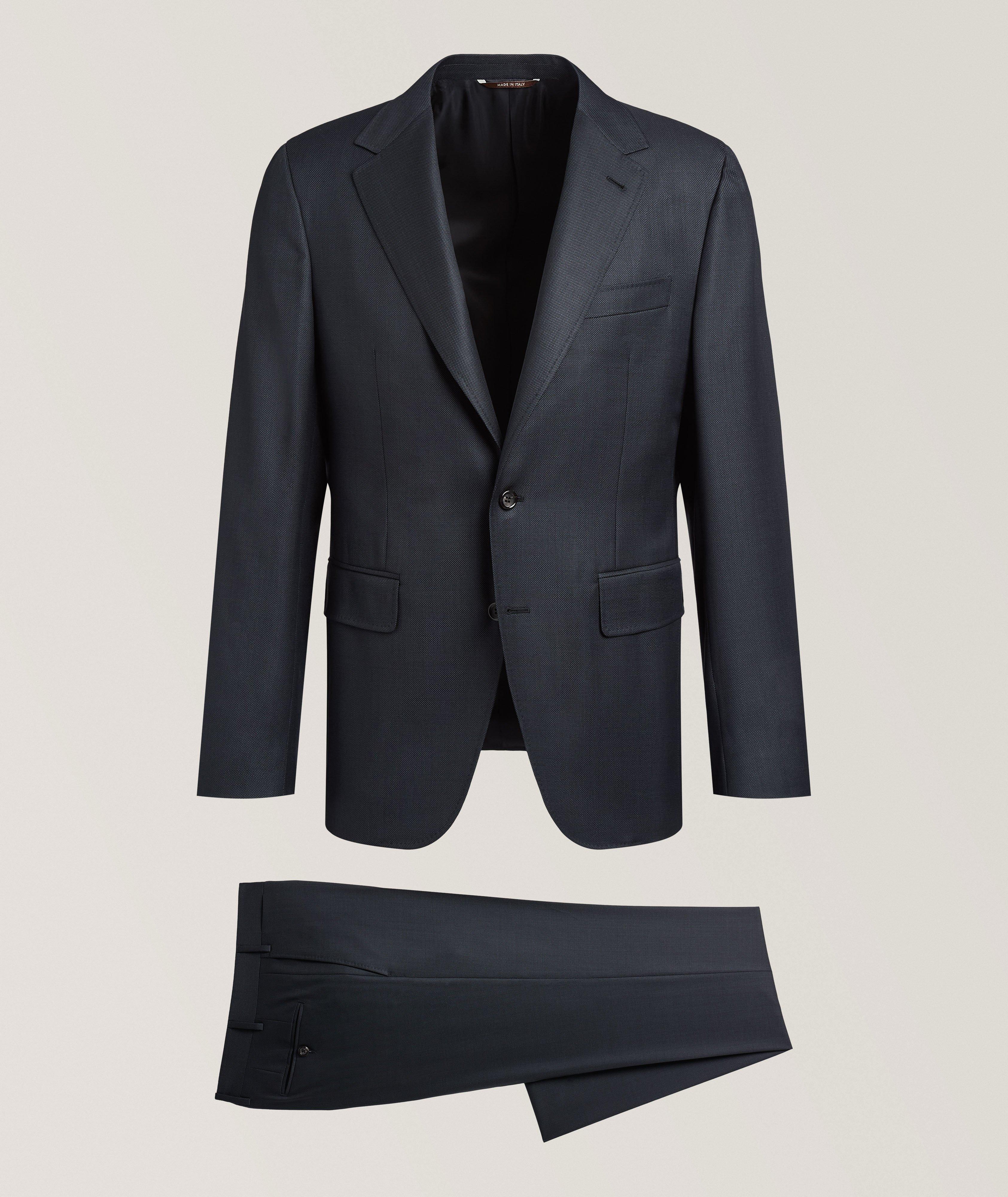 Canali Kei Nailhead Wool Suit
