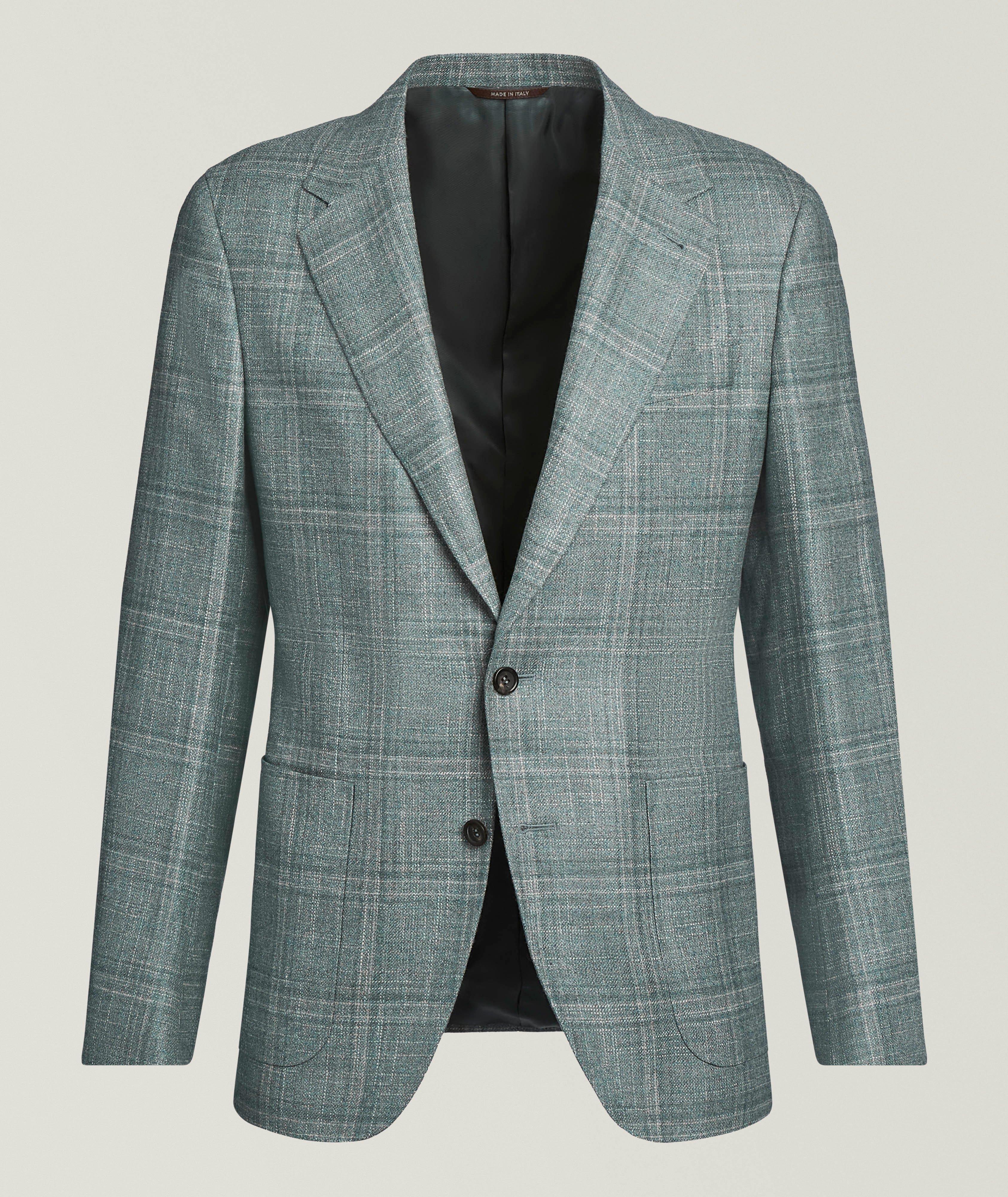 Canali Kei Multi-Check Sport Jacket