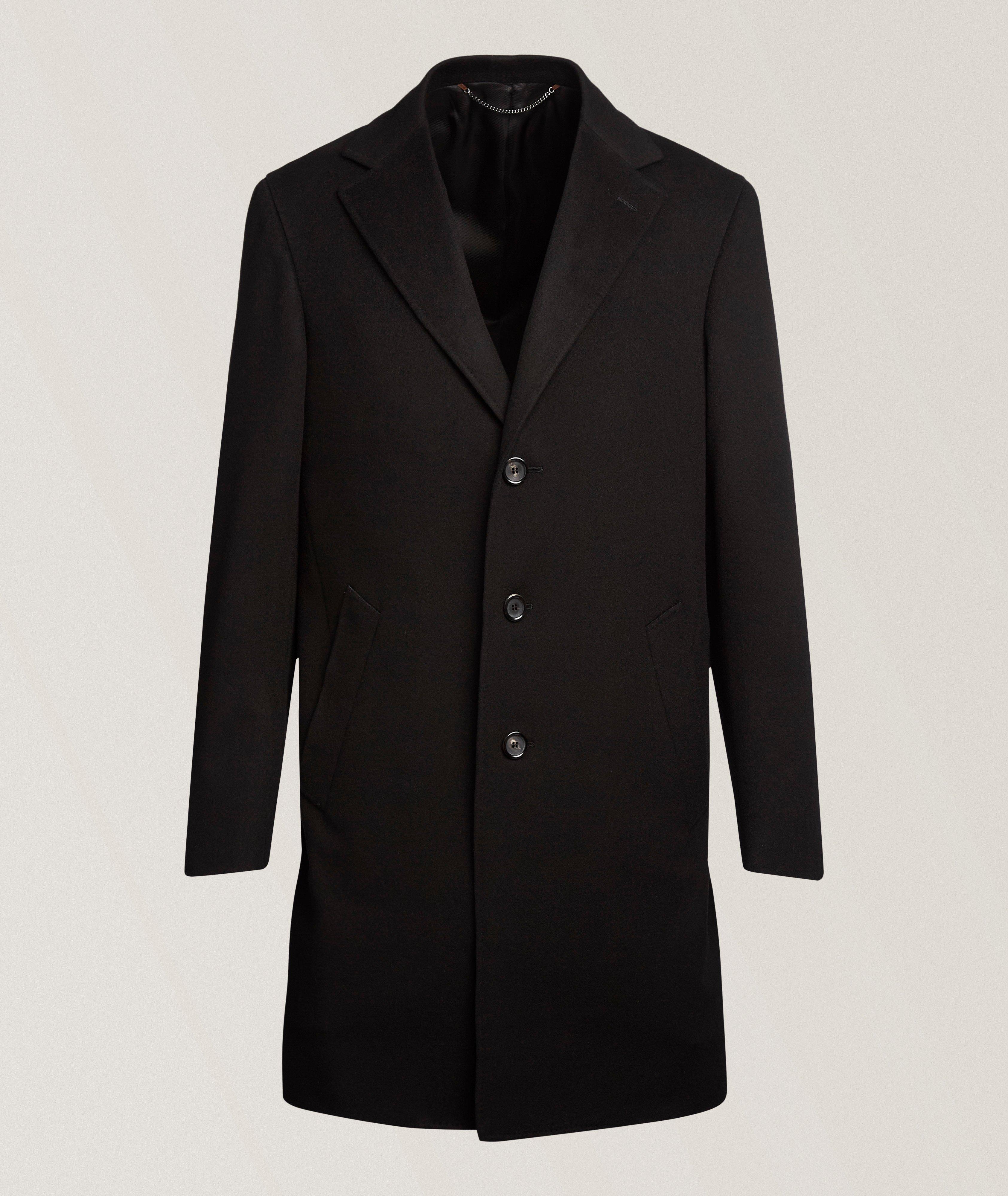 Canali Pardessus laine mélange Kei