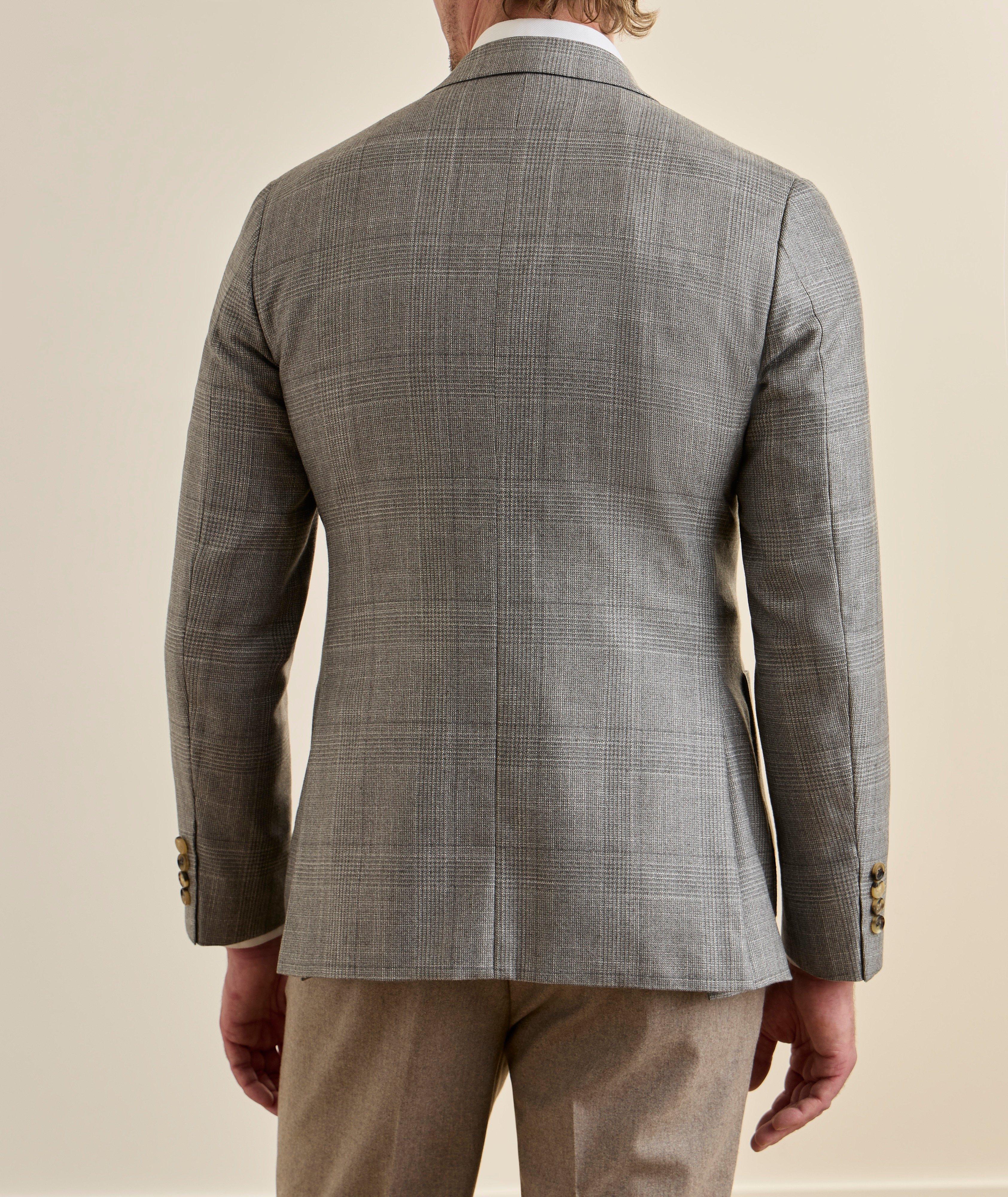 Kei Glen Check Silk-Cashmere Sport Jacket image 2
