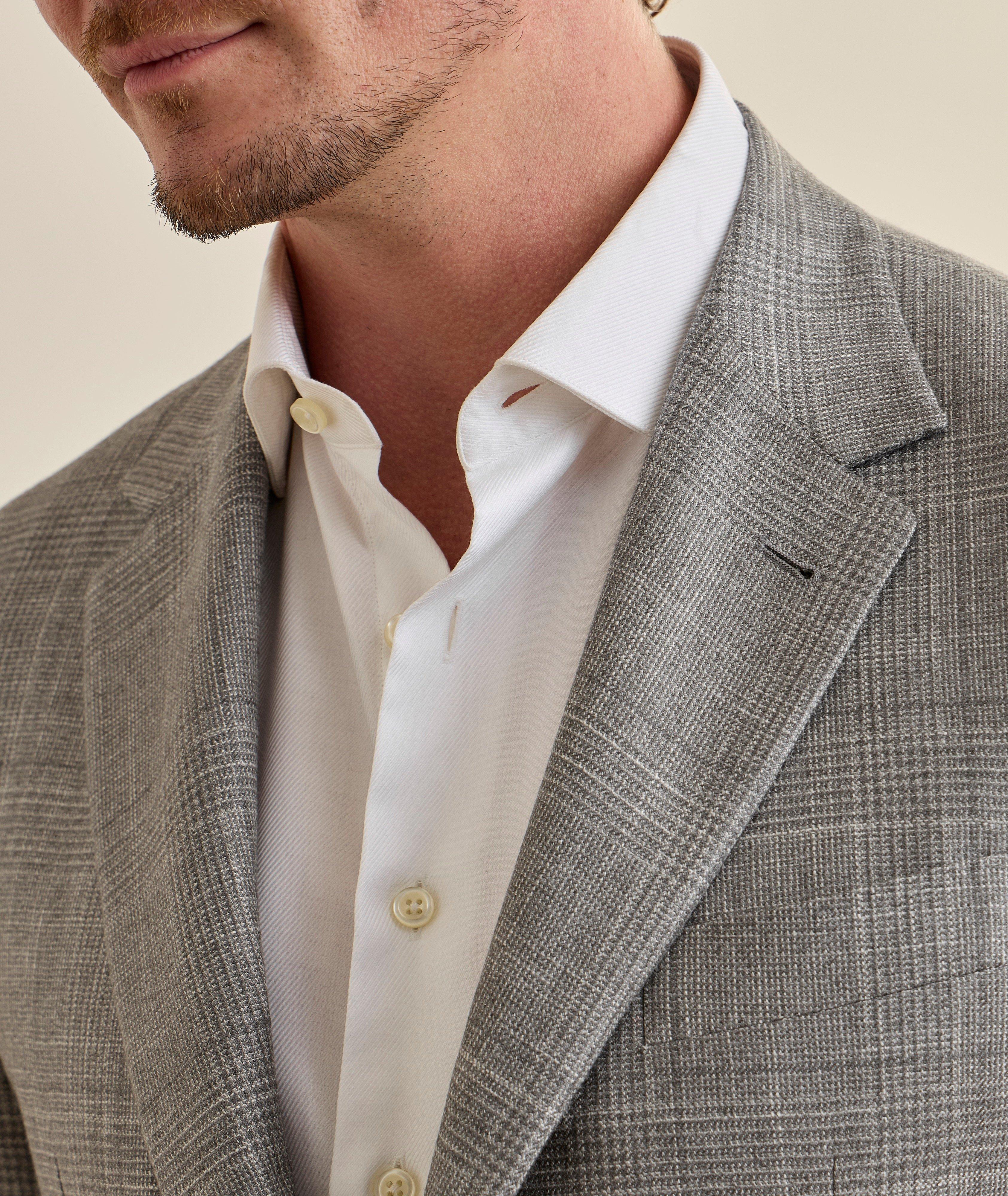 Kei Glen Check Silk-Cashmere Sport Jacket image 3
