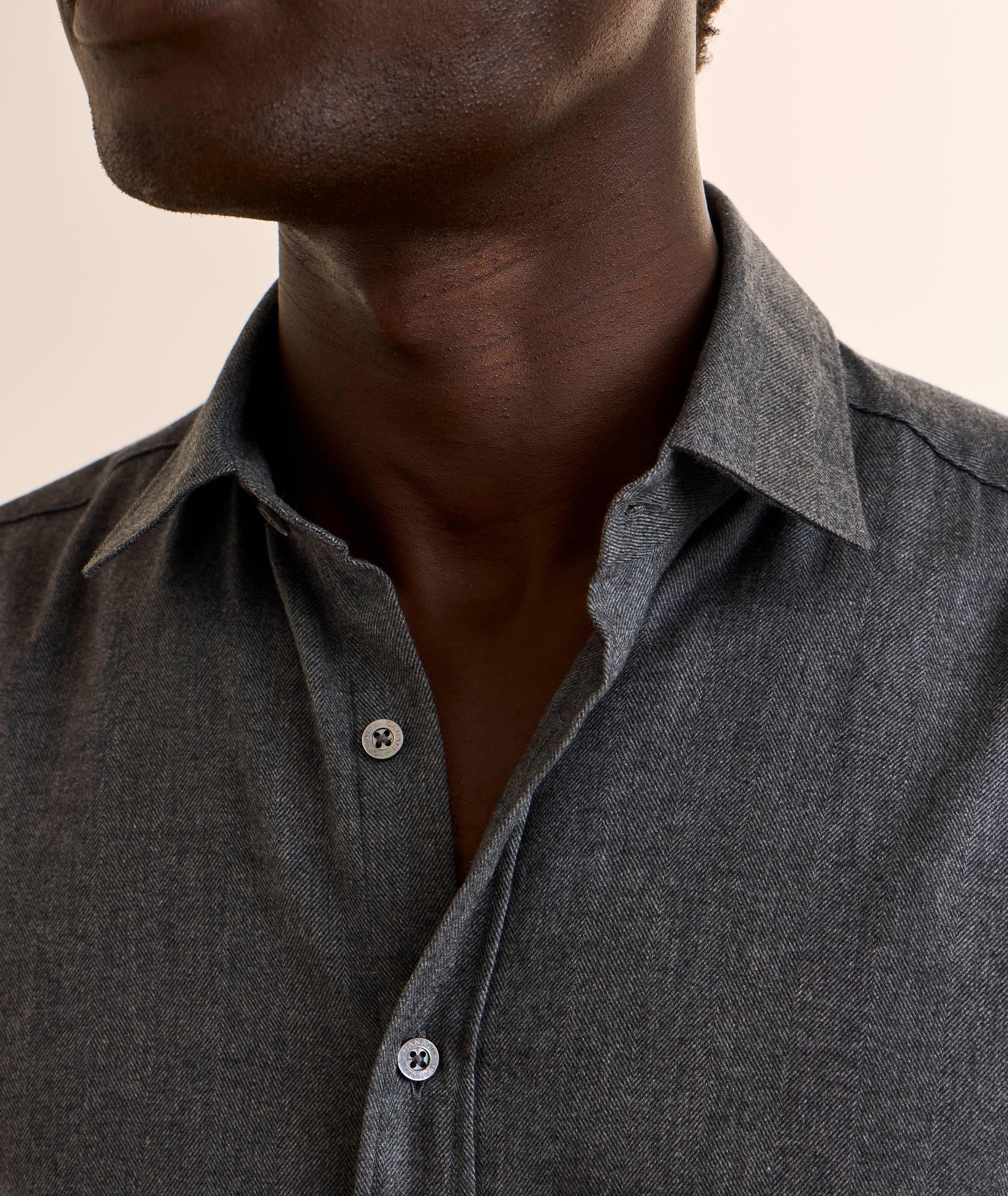 Herringbone Cotton-Lyocell Shirt image 3