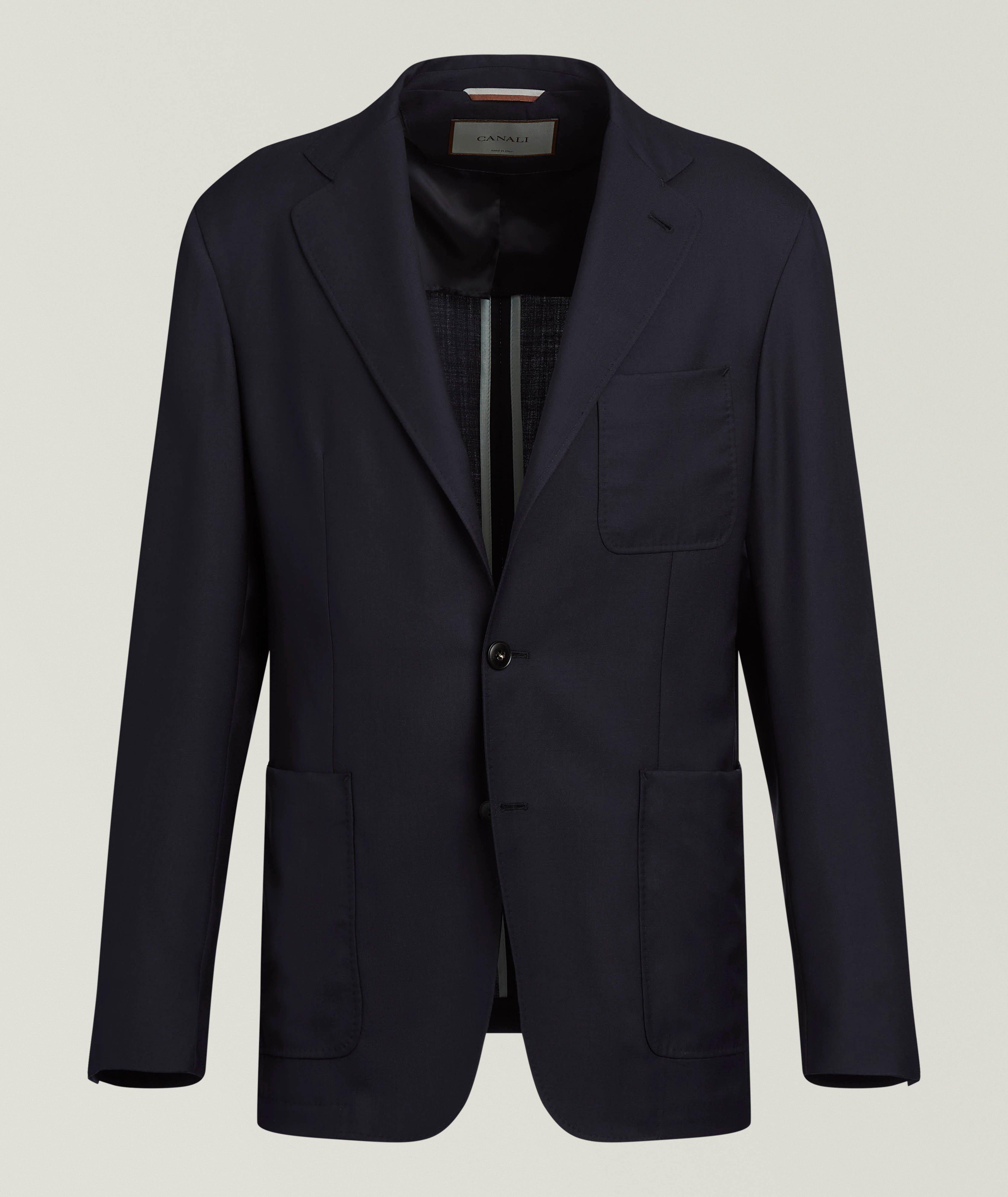 CANALI アンコンジャケット　Kei メタルボタン　タグ付き　ウール　春　夏 Canali Kei Wool-Silk-Linen Sport Jacket | Sport Jackets | Harry Rosen