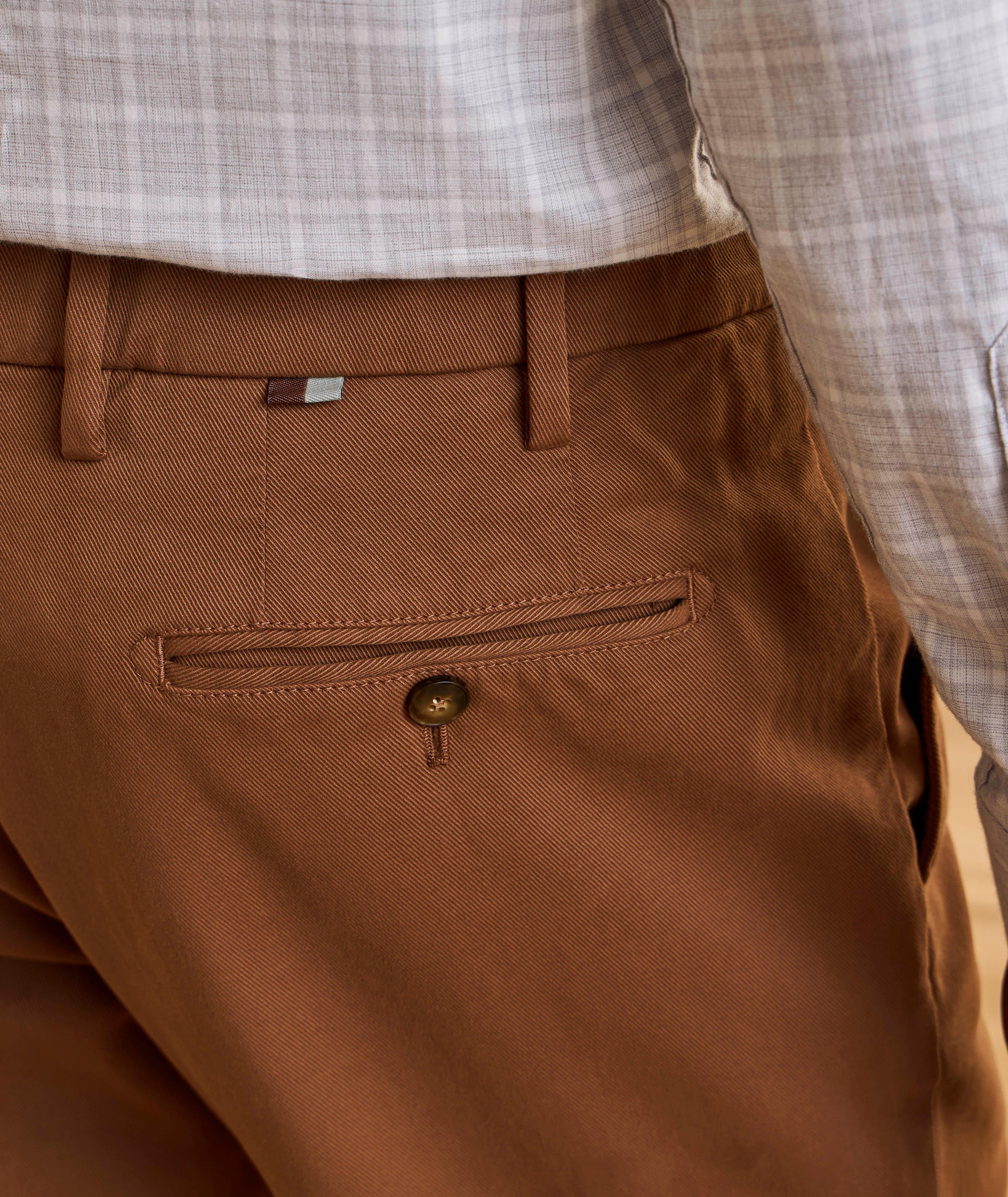 Garment-Dyed Stretch-Cotton Twill Chinos image 3