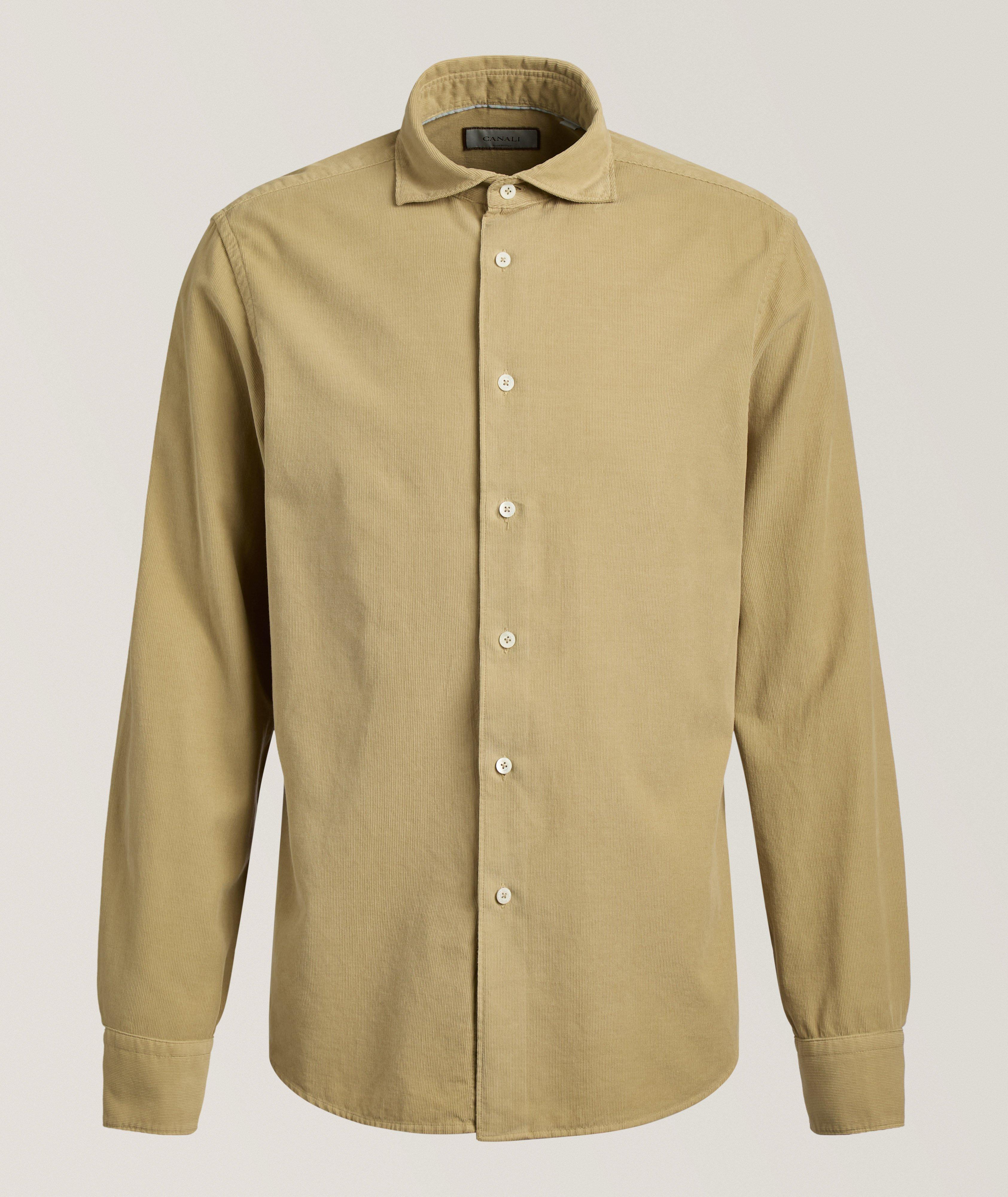 Canali Cotton Corduroy Shirt