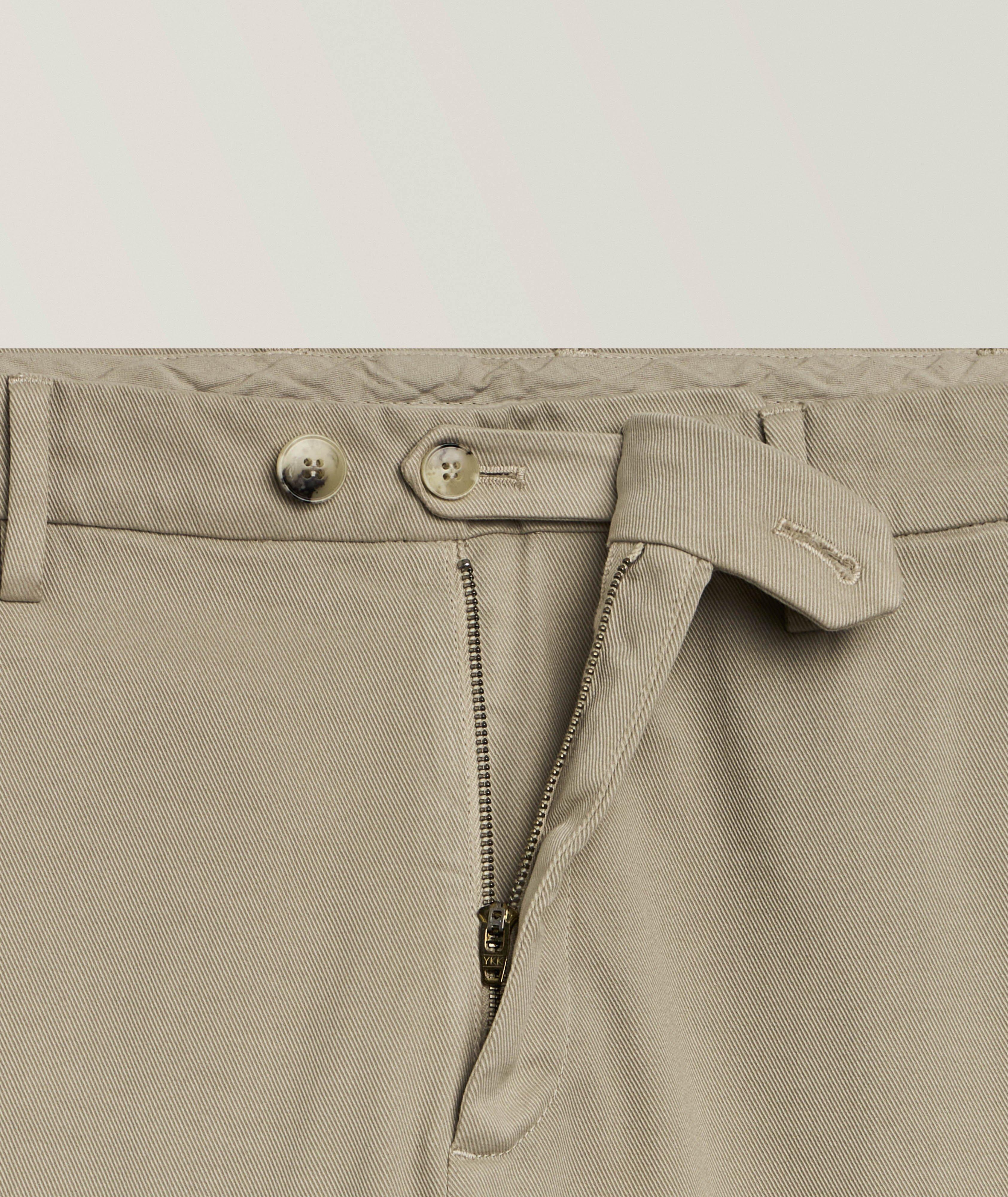 Chino sergé coton-extensible teint en pièce image 4