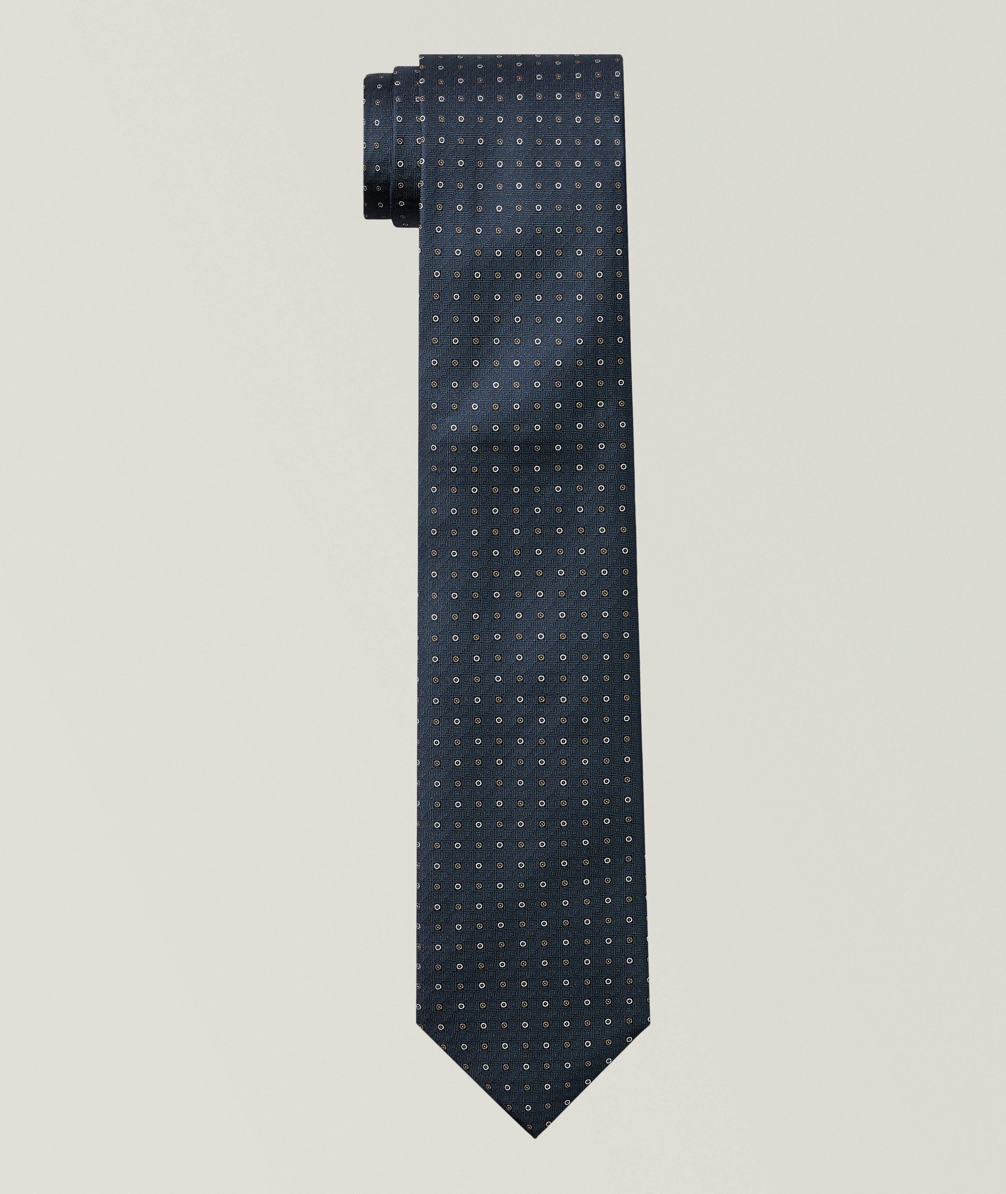 Canali Dot Silk Tie