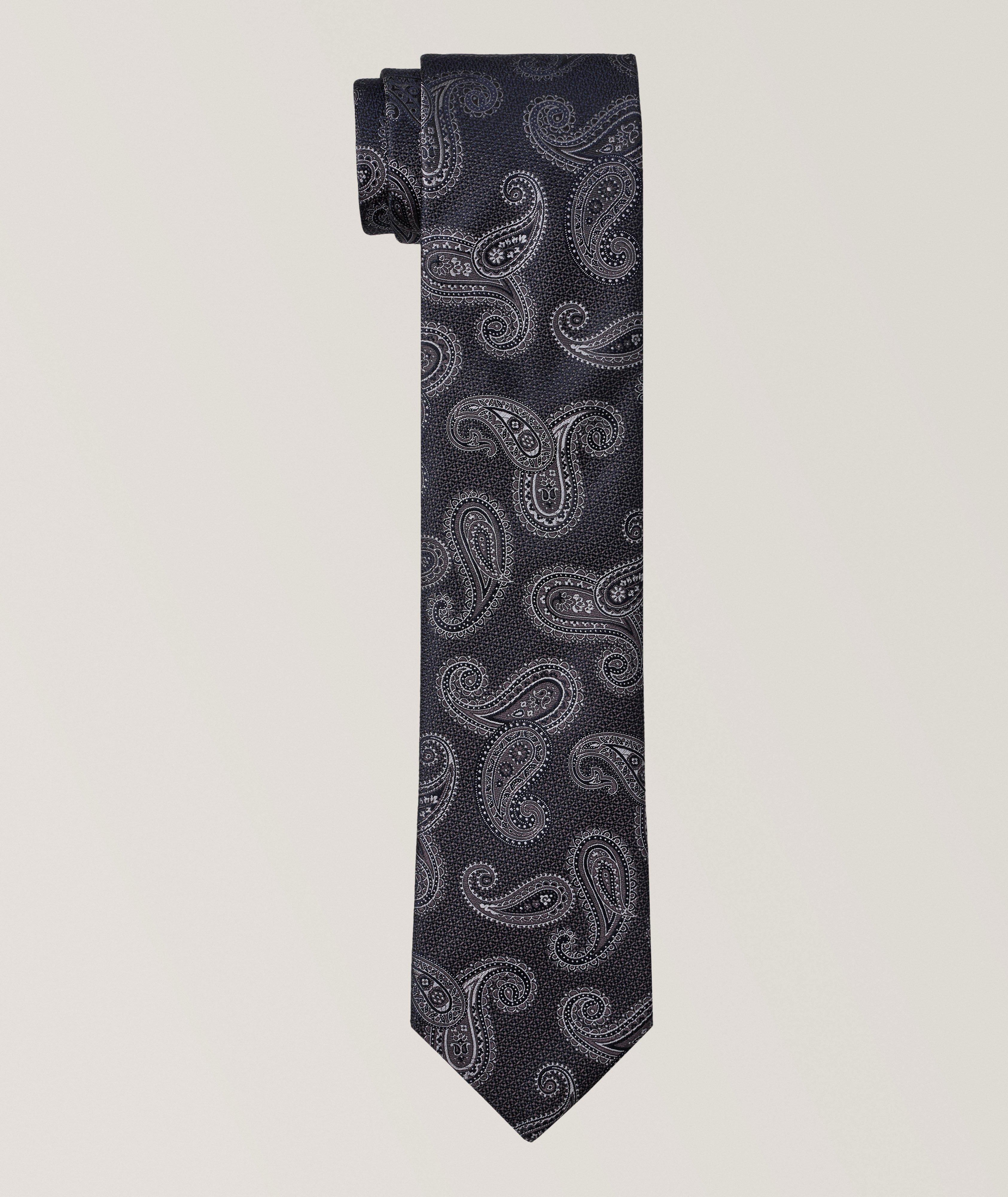 Canali Paisley Silk Tie