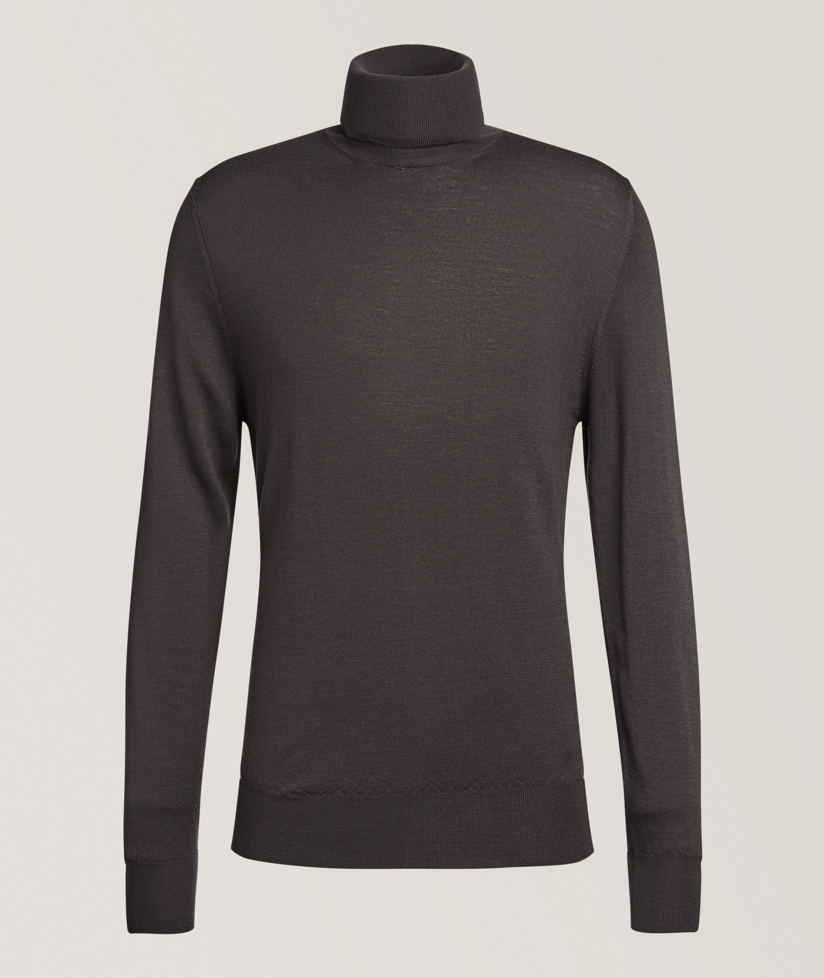 Canali Extrafine Merino Wool Turtleneck 