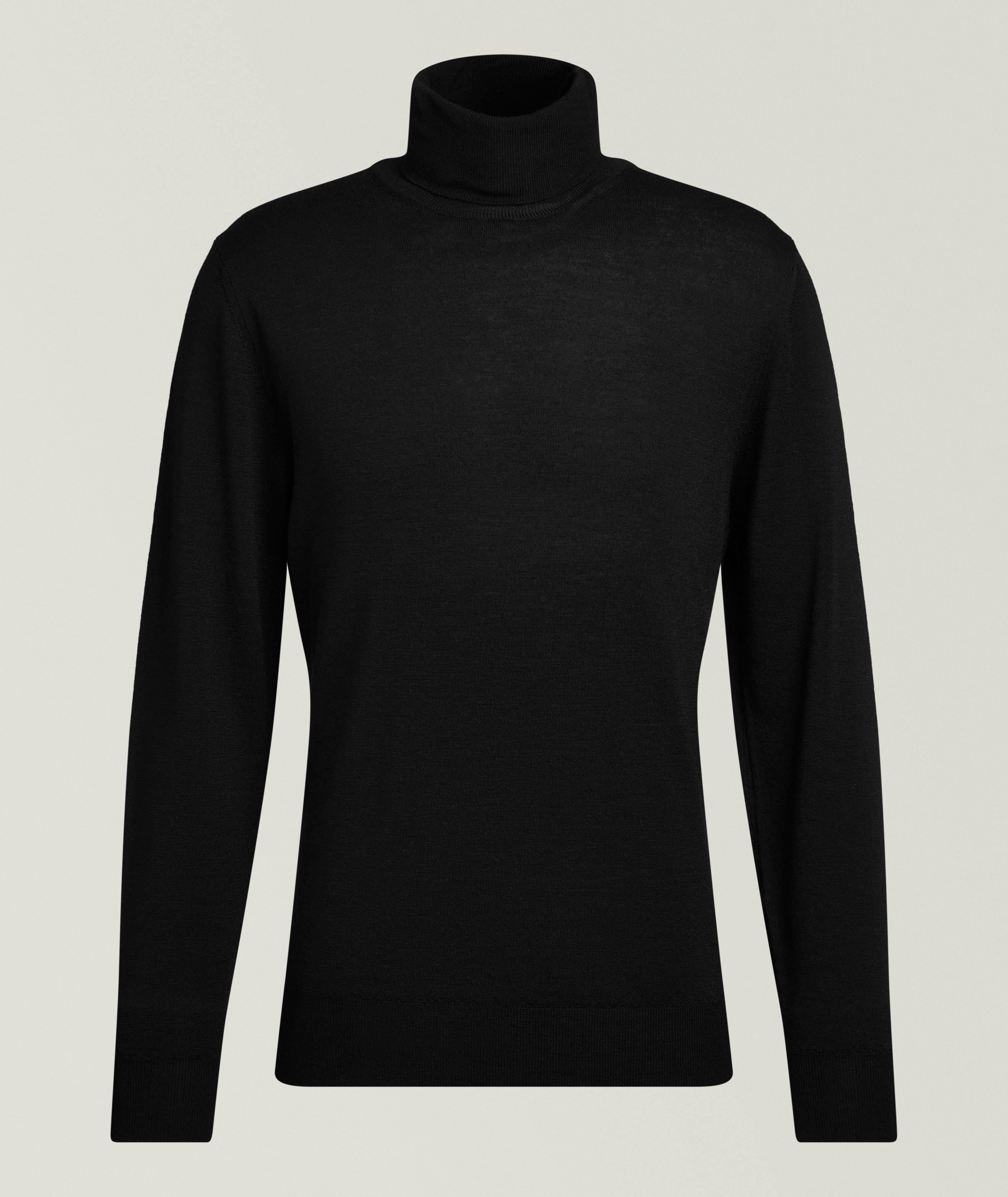 Canali Extrafine Merino Wool Turtleneck 