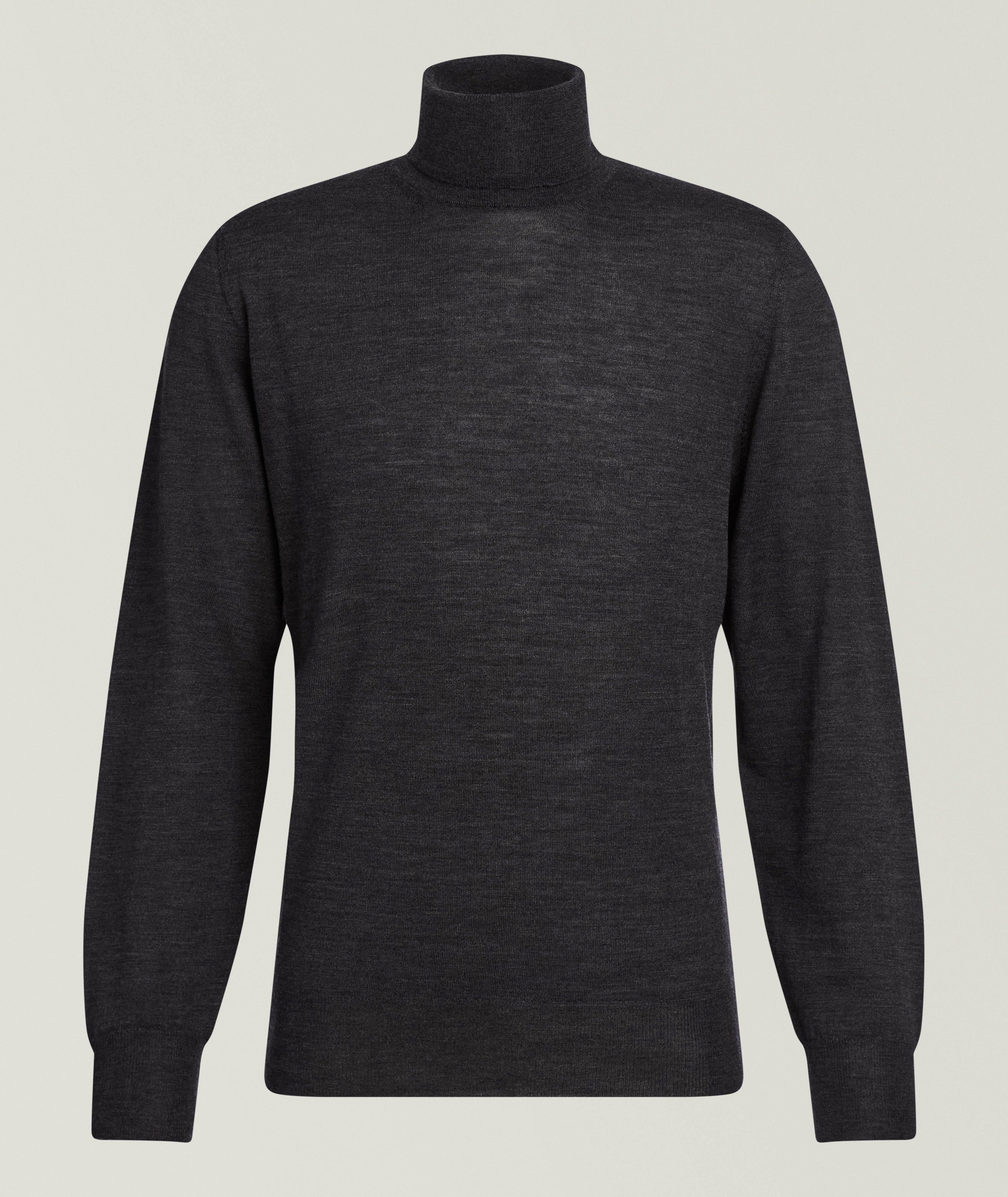 Canali Extrafine Merino Wool Turtleneck 