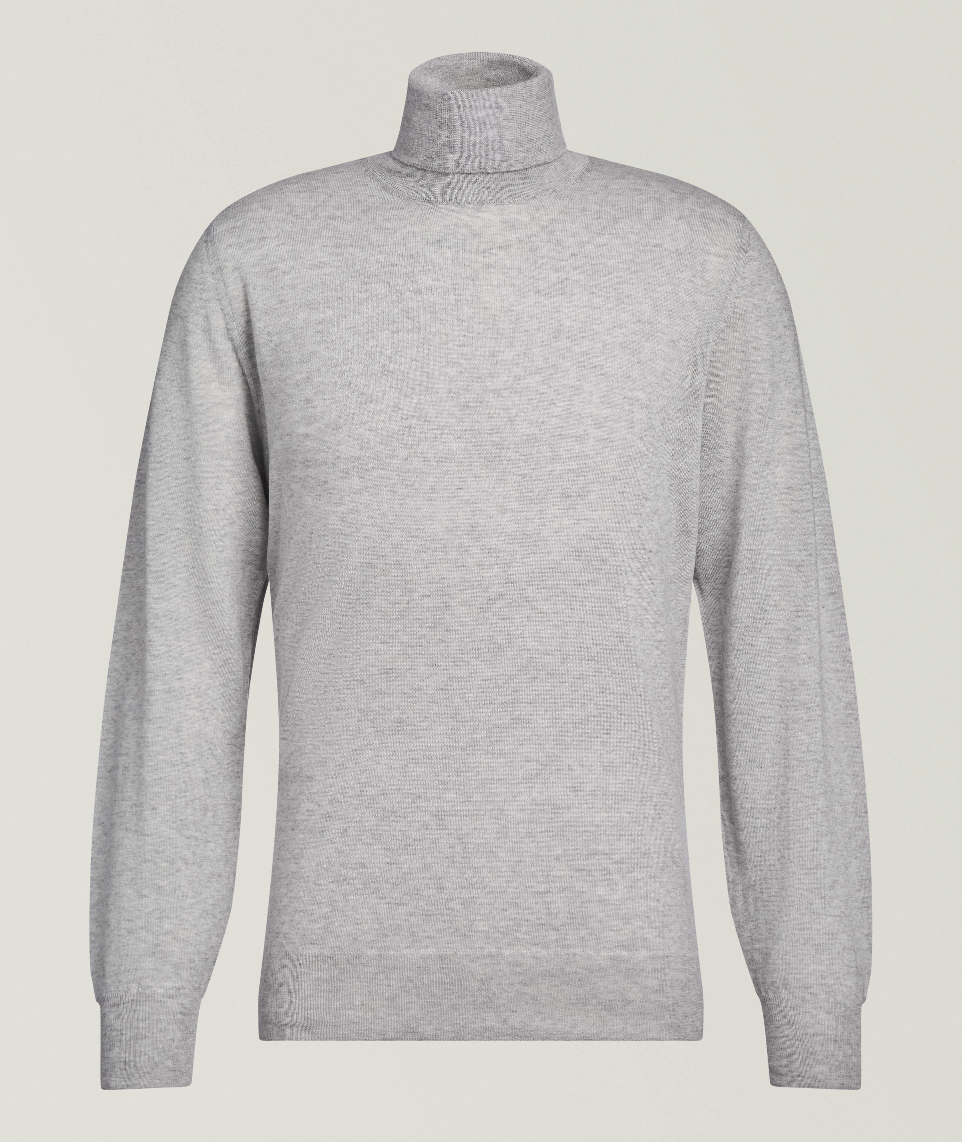 Canali Extrafine Merino Wool Turtleneck 