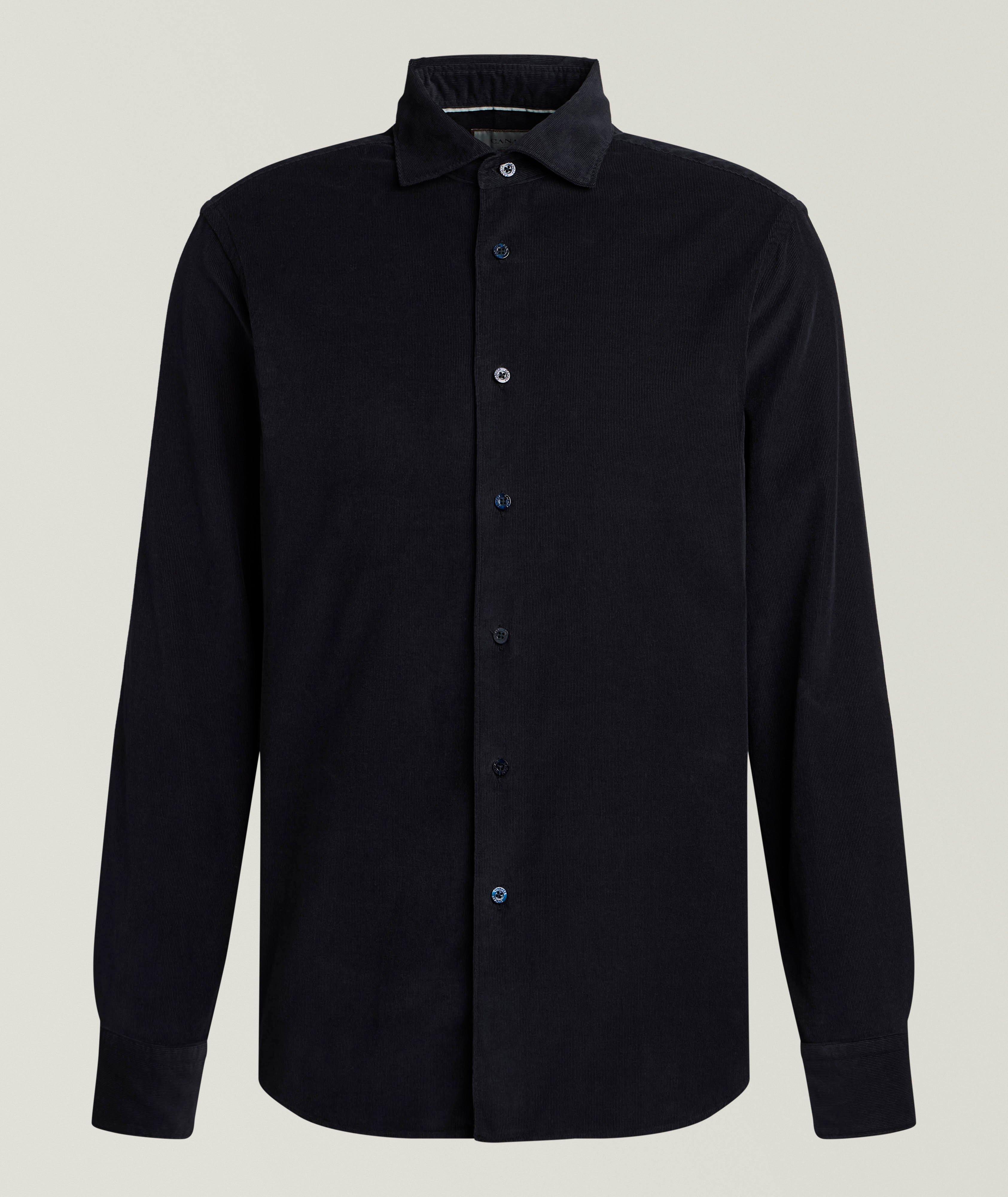 Canali Cotton Corduroy Shirt