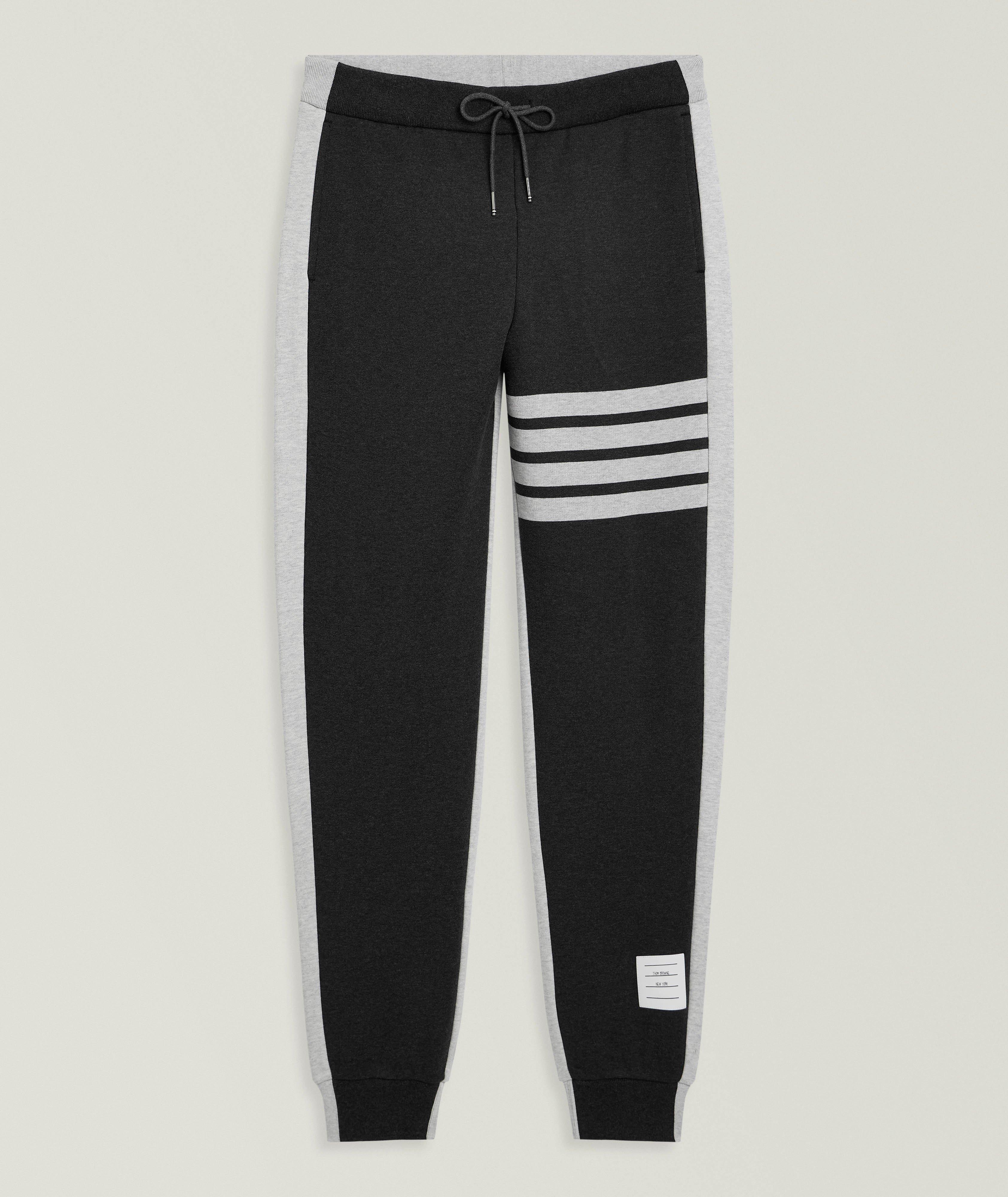 Thom Browne Pantalon de jogging coton blocs de couleur