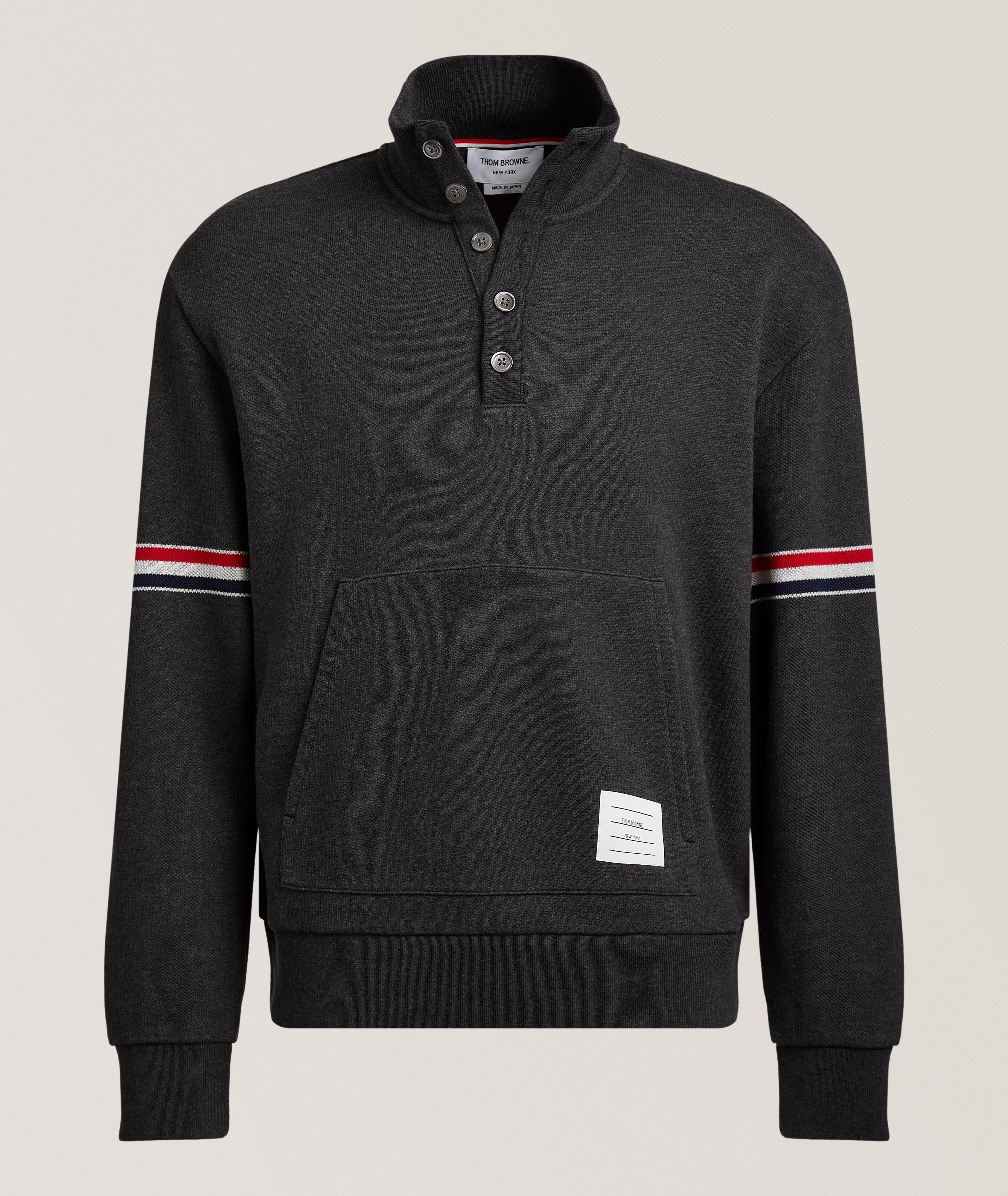Thom Browne Sweatshirt piqué coton rebouclage