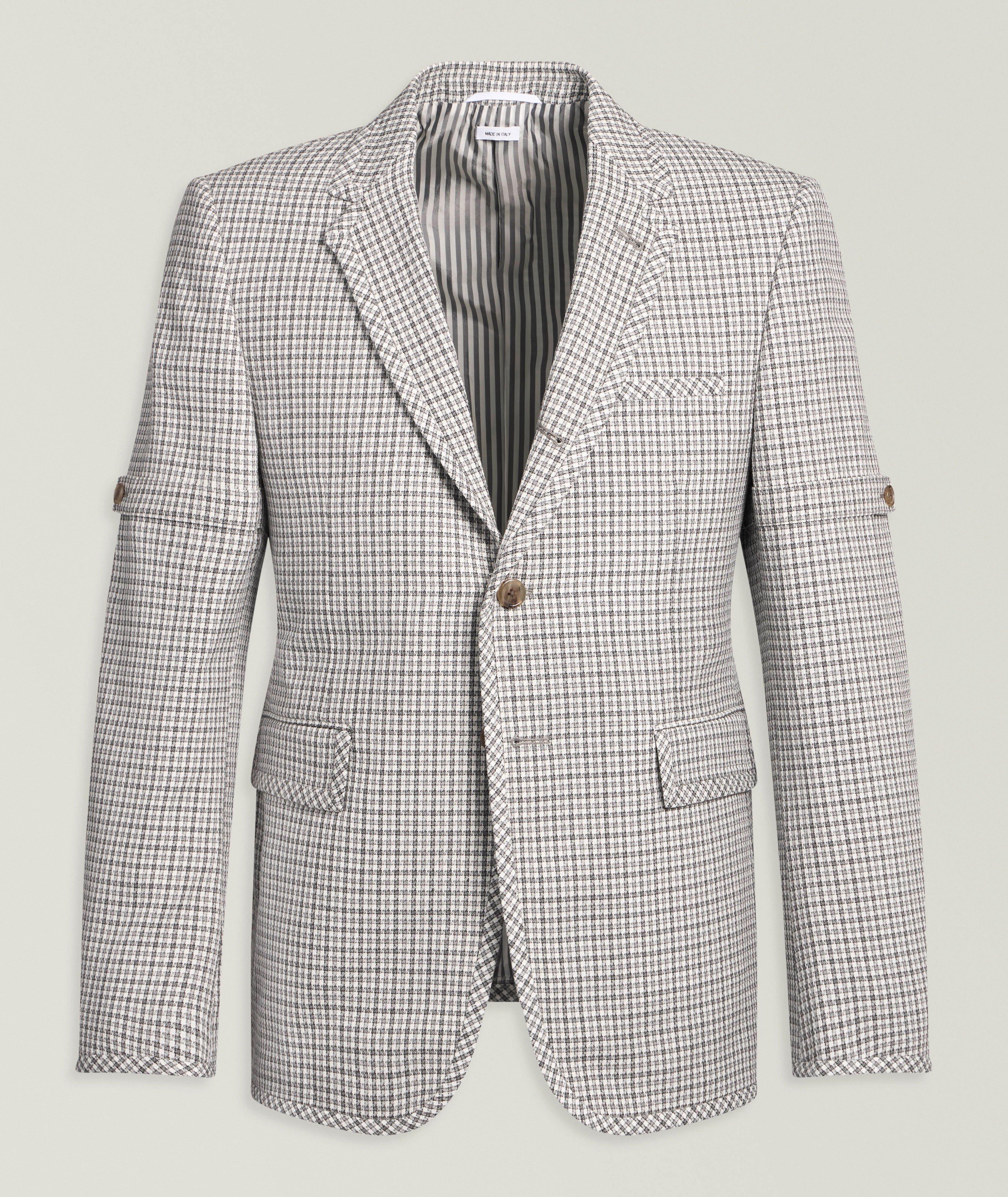 Thom Browne Checked Wool Sport Jacket