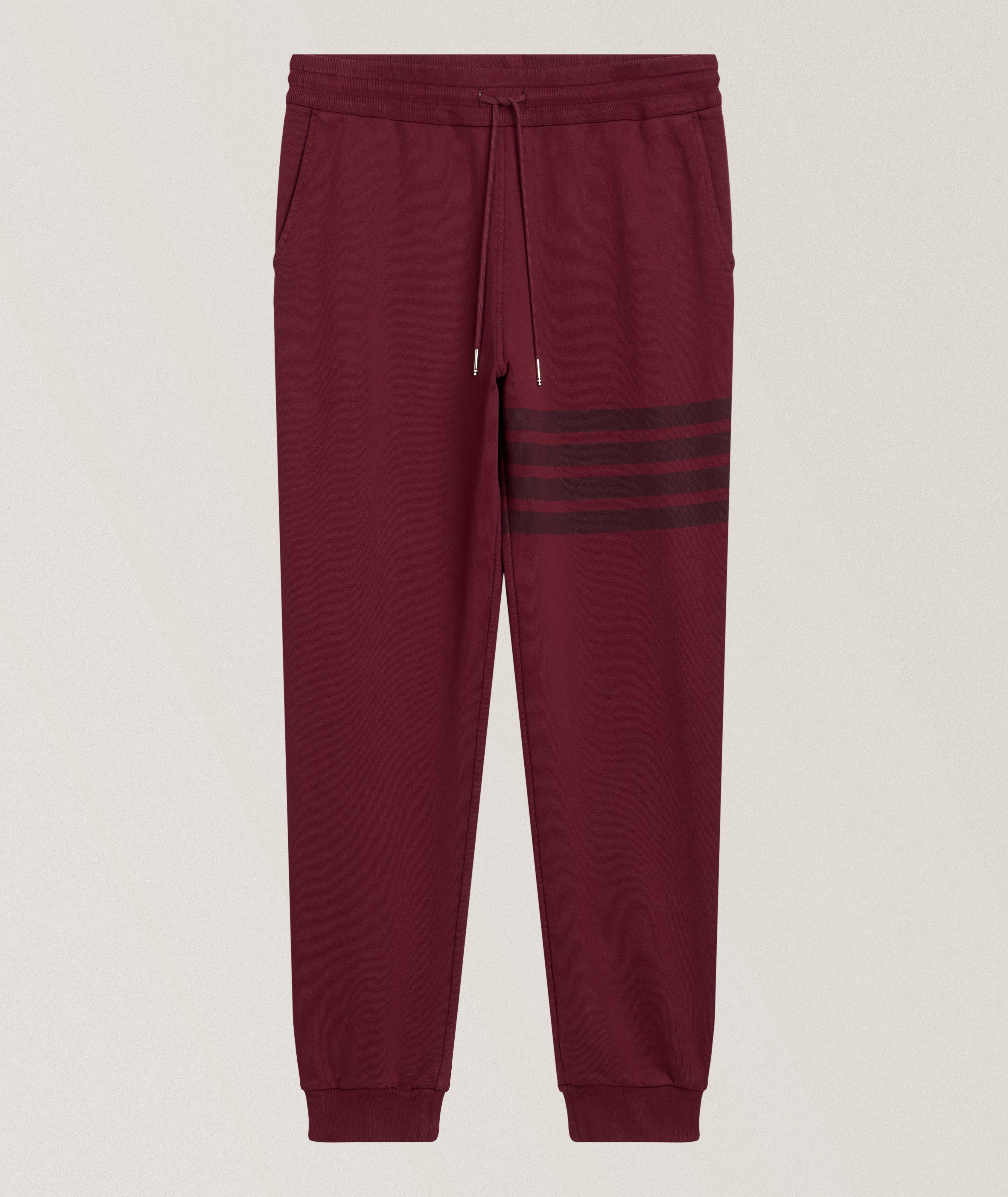 Thom Browne Pantalon de jogging rebouclage coton 4-barres