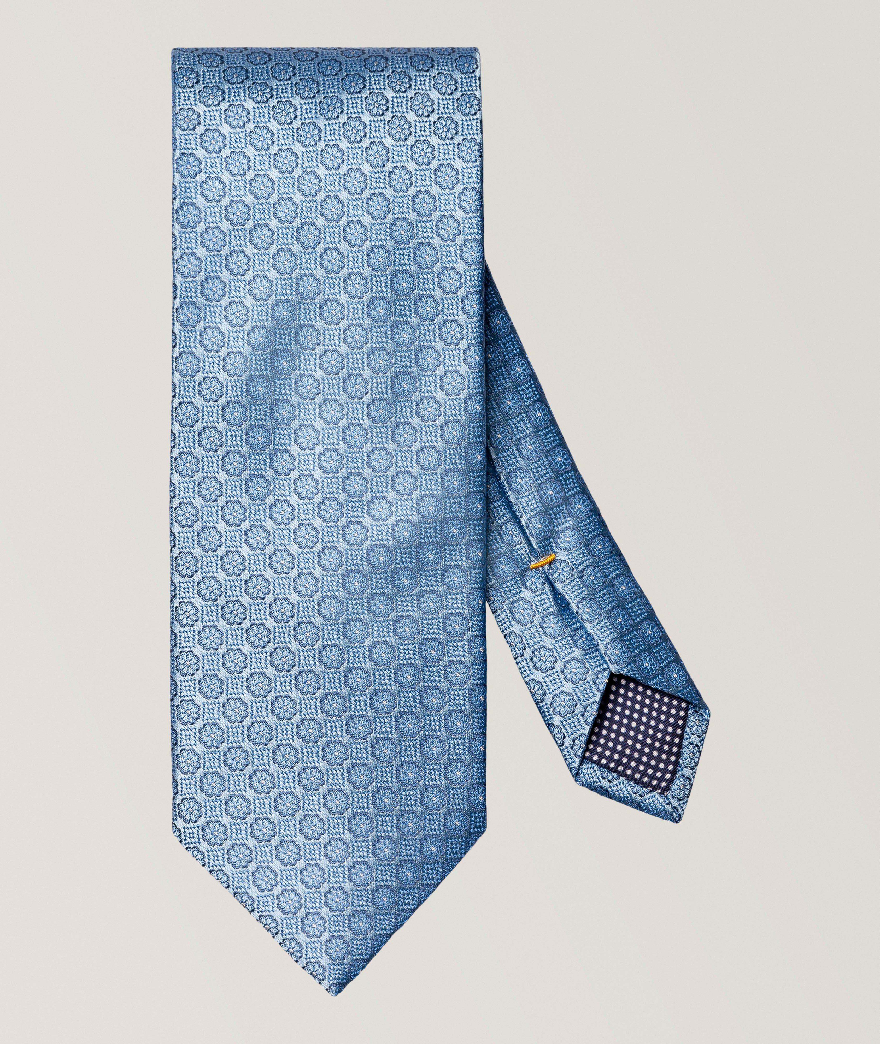 Eton Medallion Woven Silk Tie