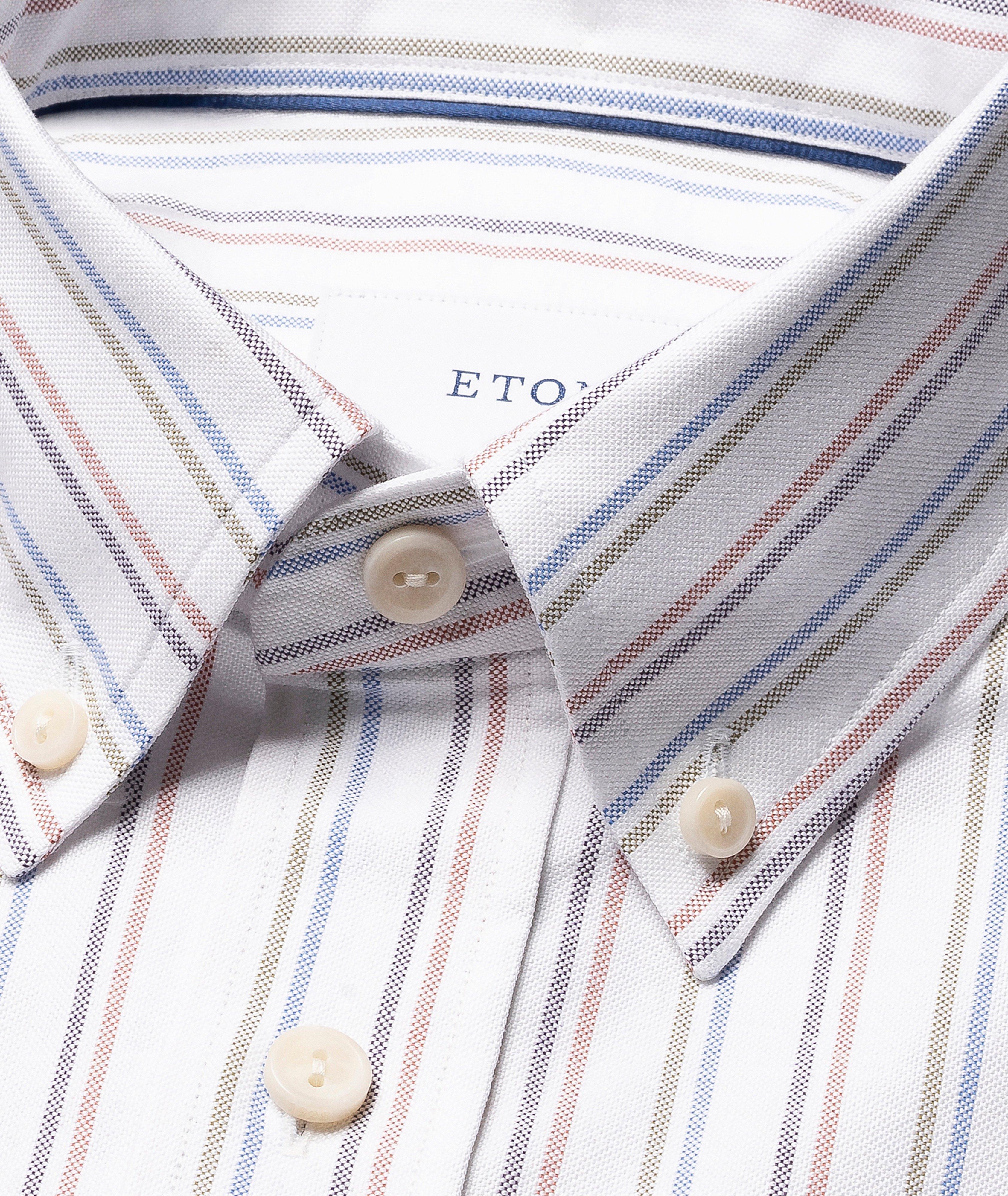 Ivy-Fit Bold Striped Cotton Oxford Shirt image 1