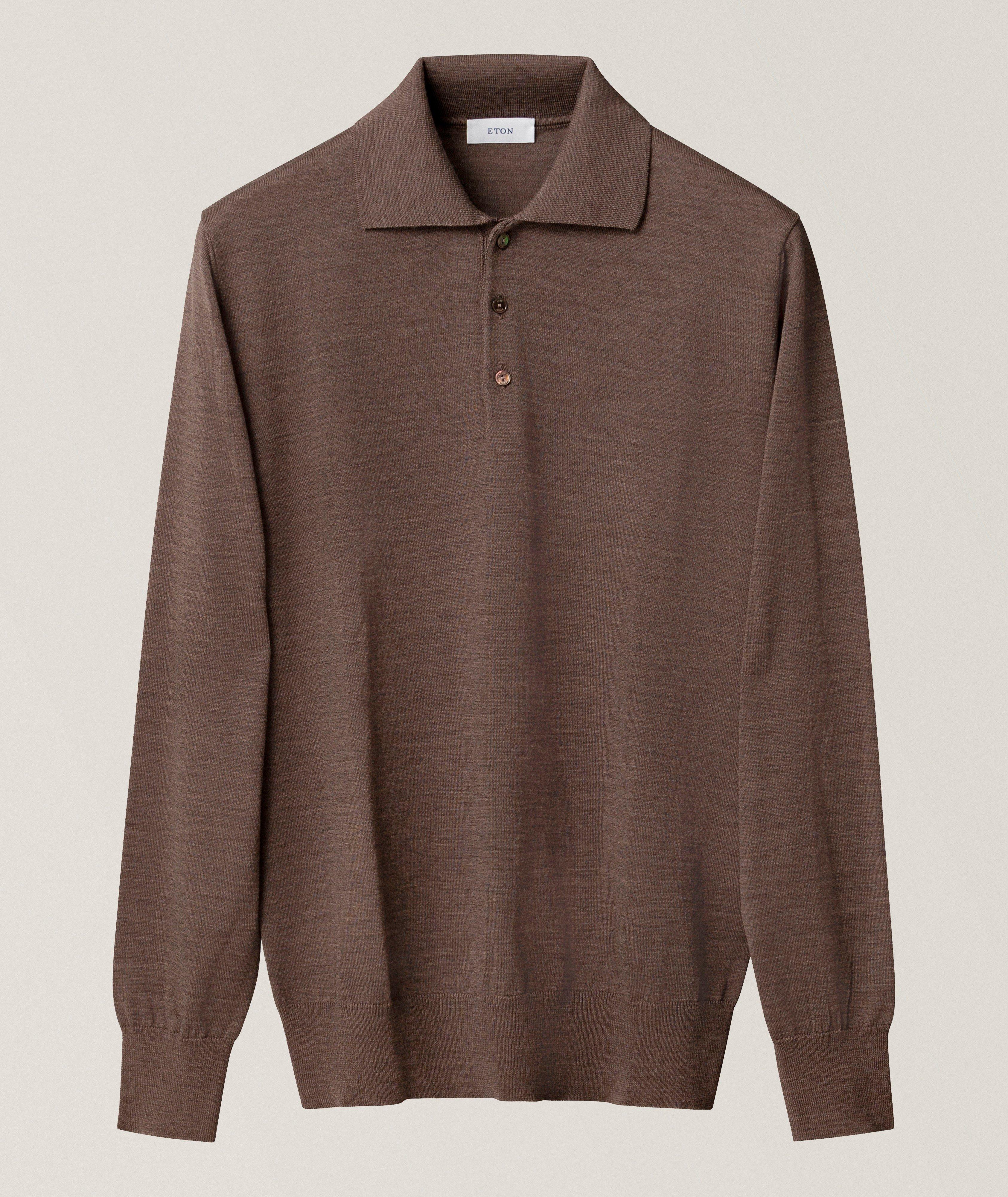 Eton Merino Wool Polo Shirt