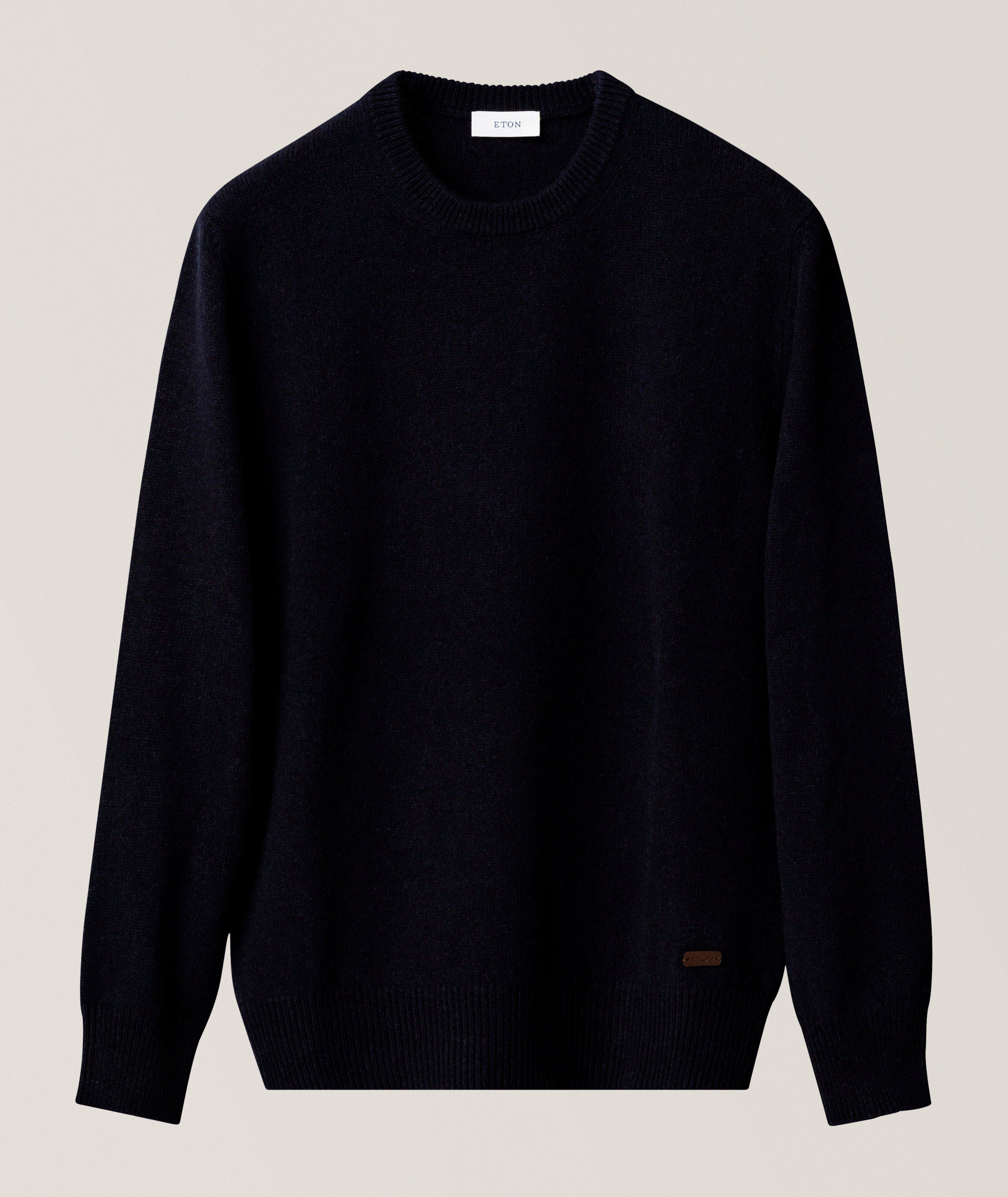 Eton Pull encolure ronde tricot cachemire
