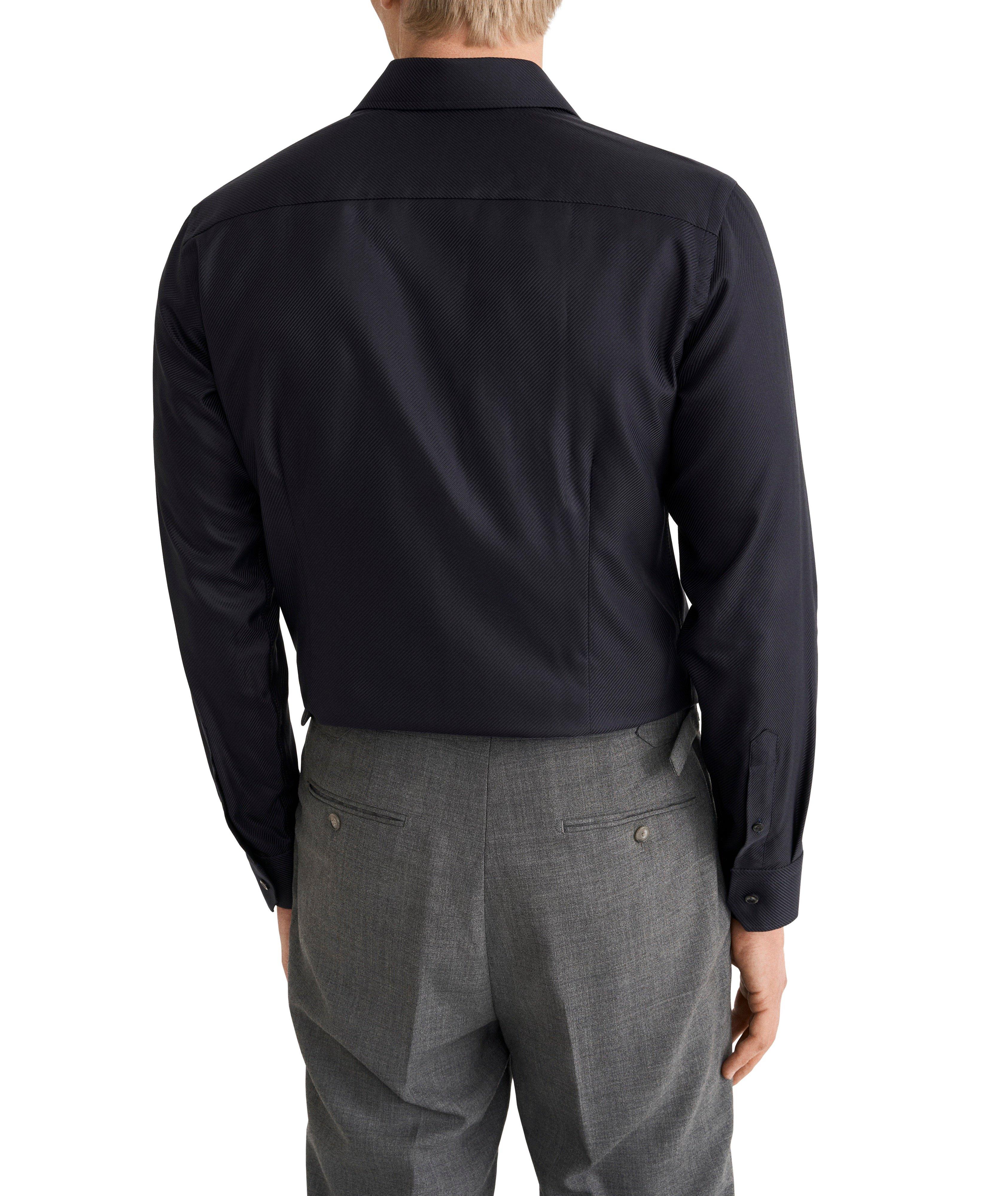 Chemise sergé roi semi-unie coupe-contemporaine image 3