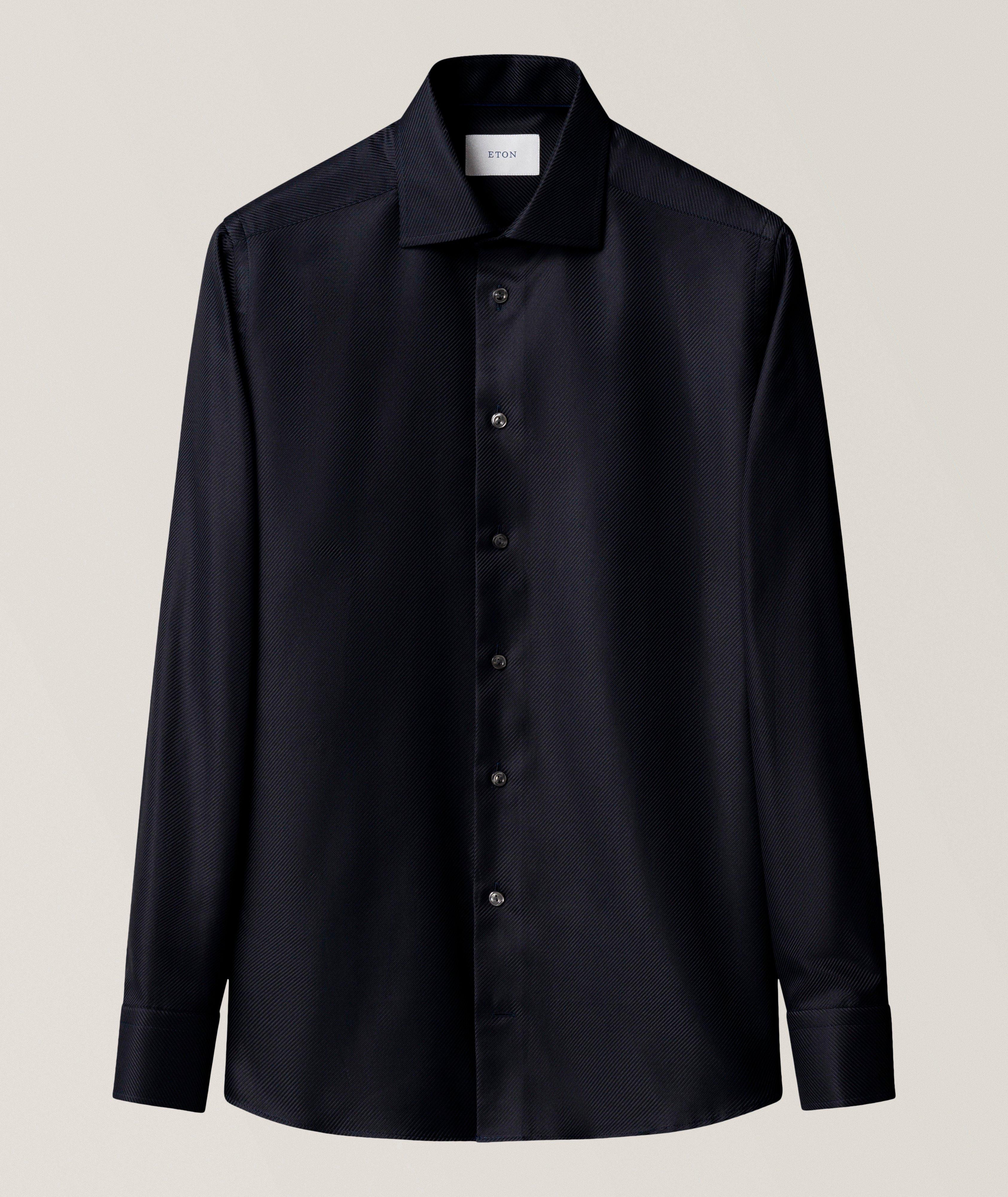 Chemise sergé roi semi-unie coupe-contemporaine image 6