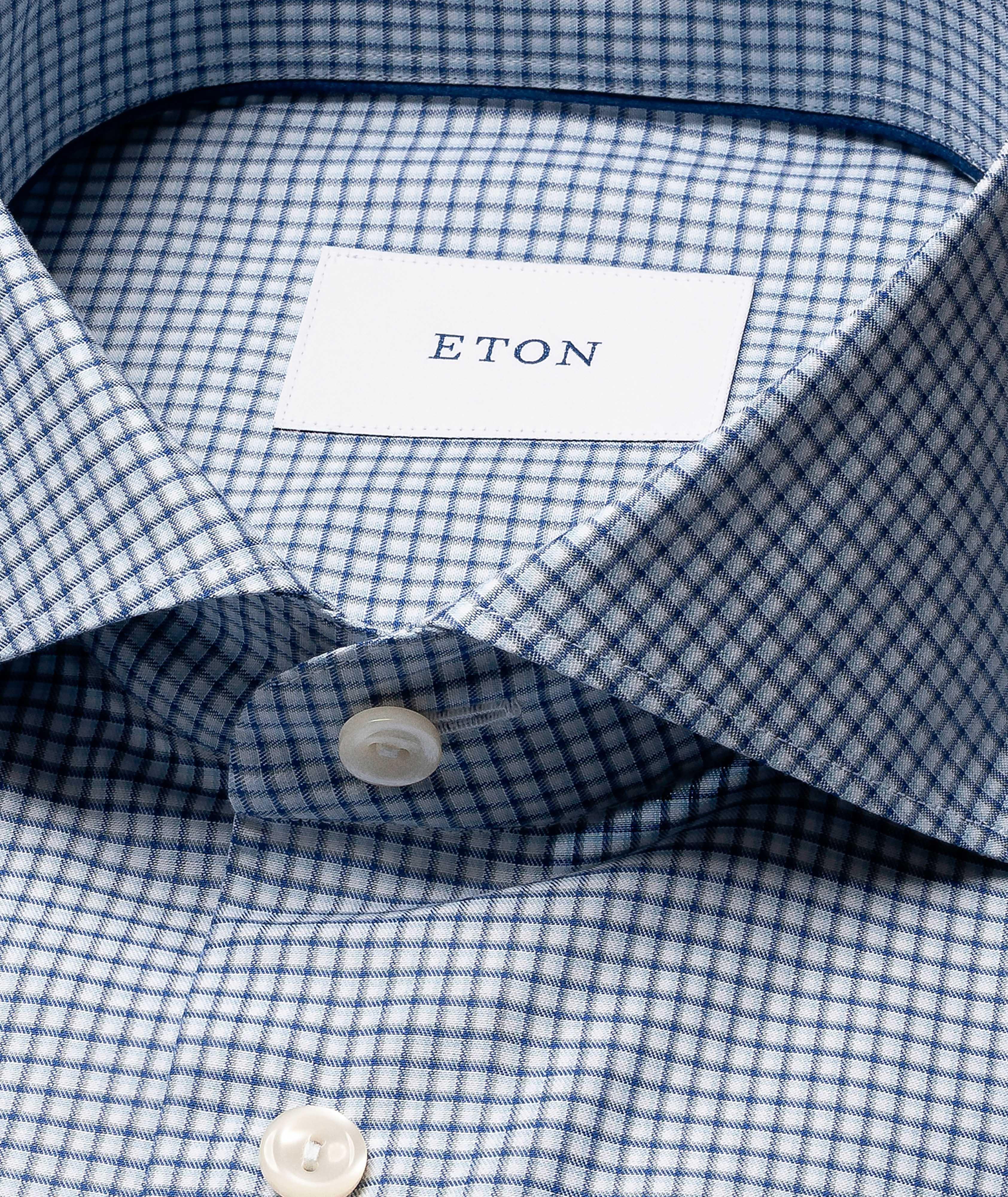 Chemise habillée sergé quadrillé coupe-ajustée image 1