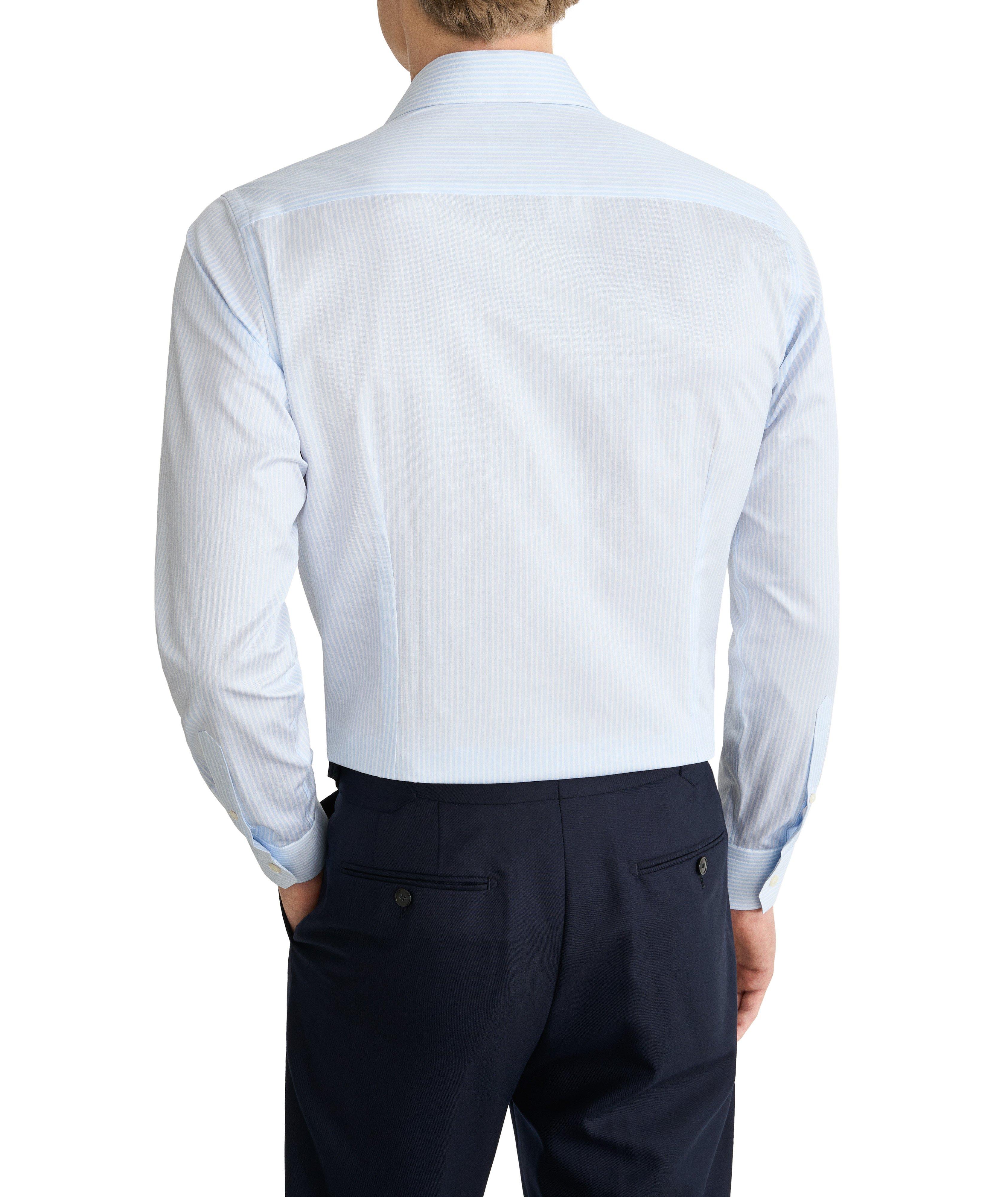 Chemise sergé emblématique rayé coupe-contemporaine image 2