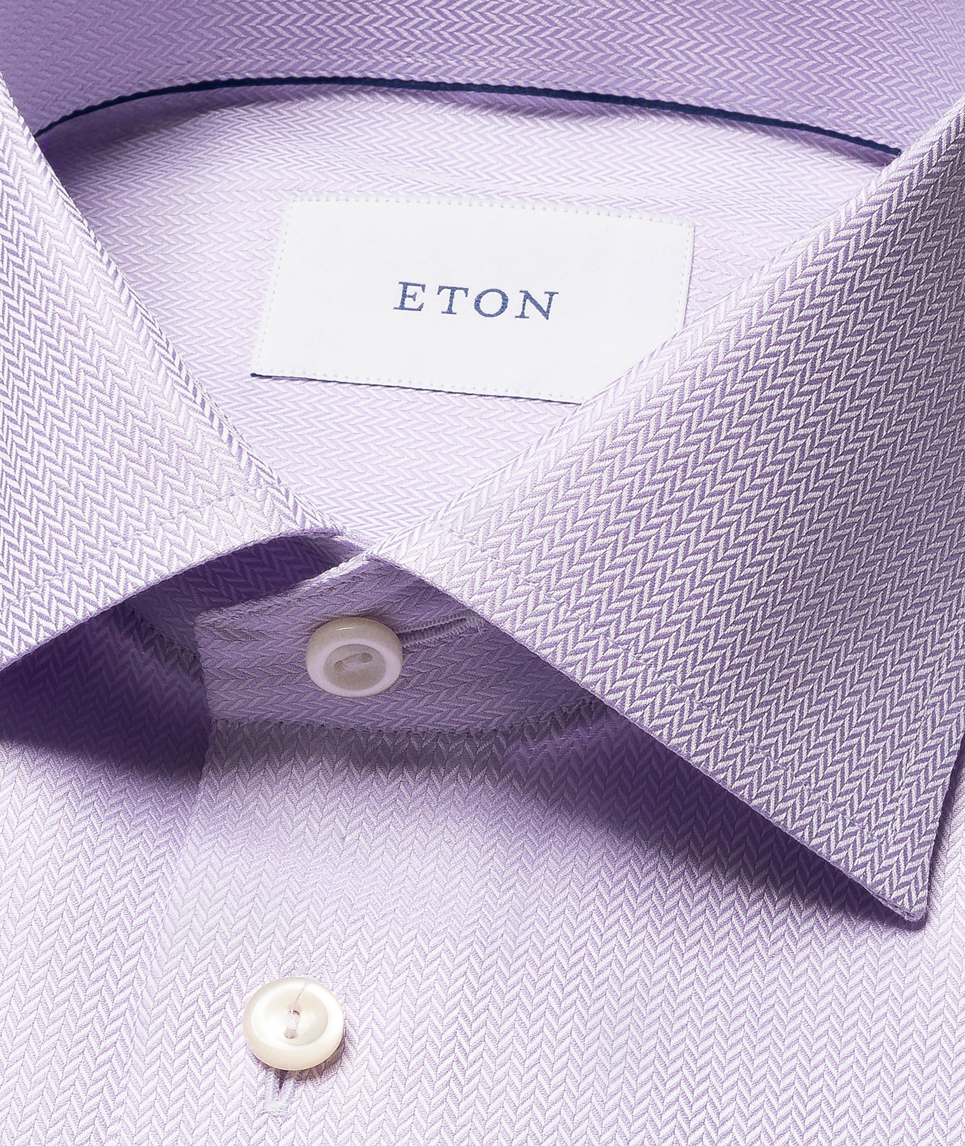 Chemise sergé chevrons coupe-contemporaine image 1