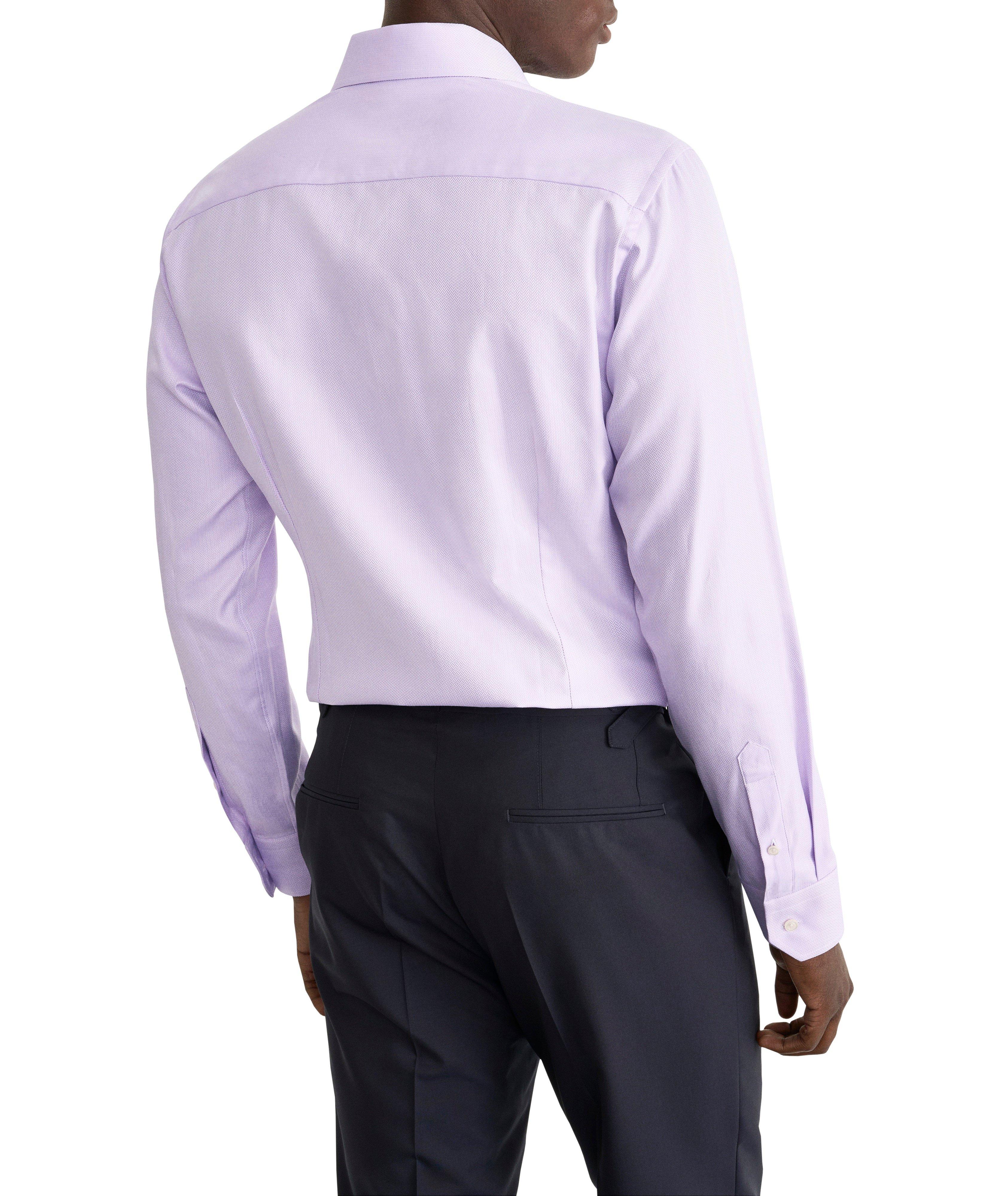 Chemise sergé chevrons coupe-contemporaine image 3