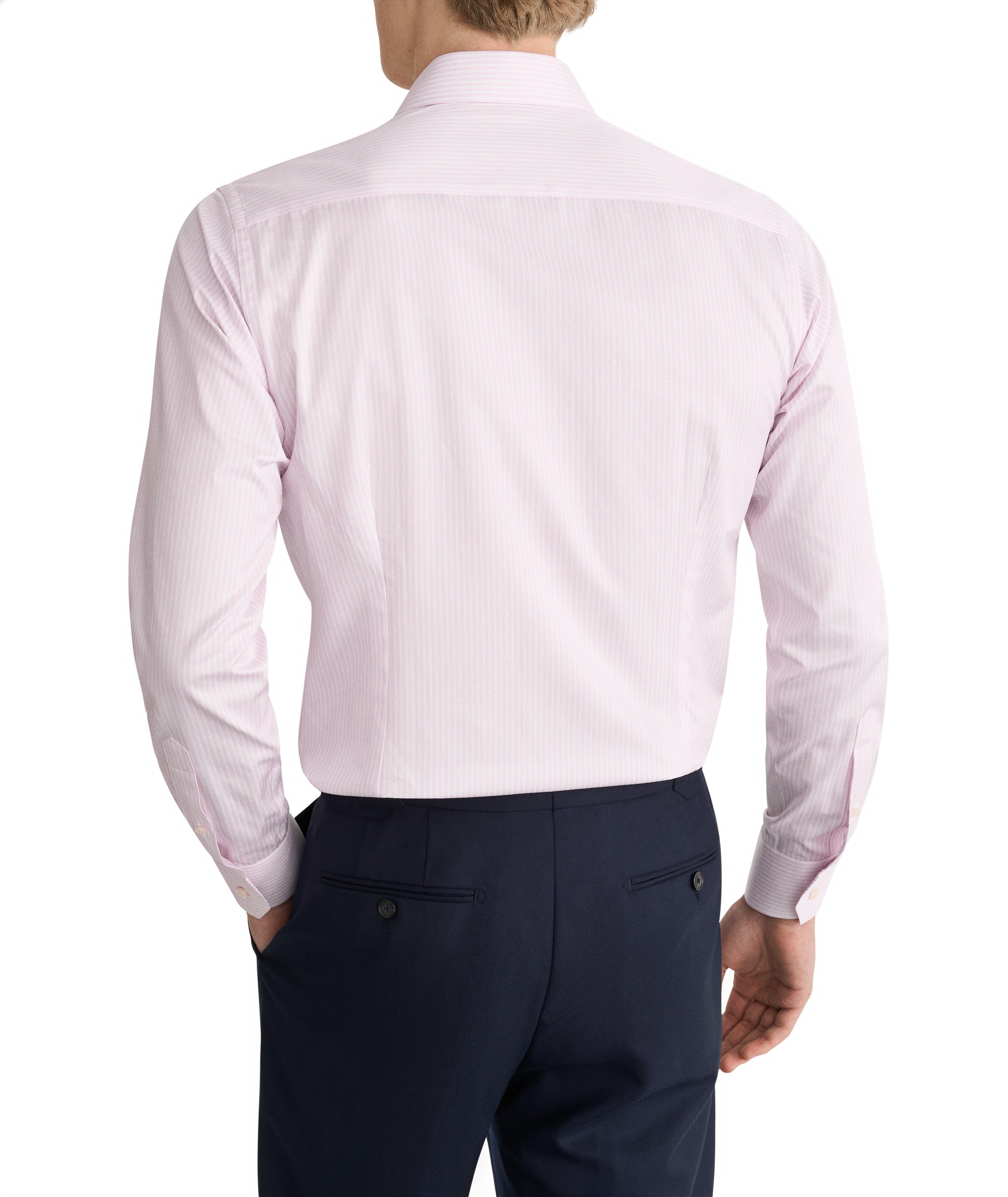 Chemise sergé emblématique rayée coupe-ajustée image 3