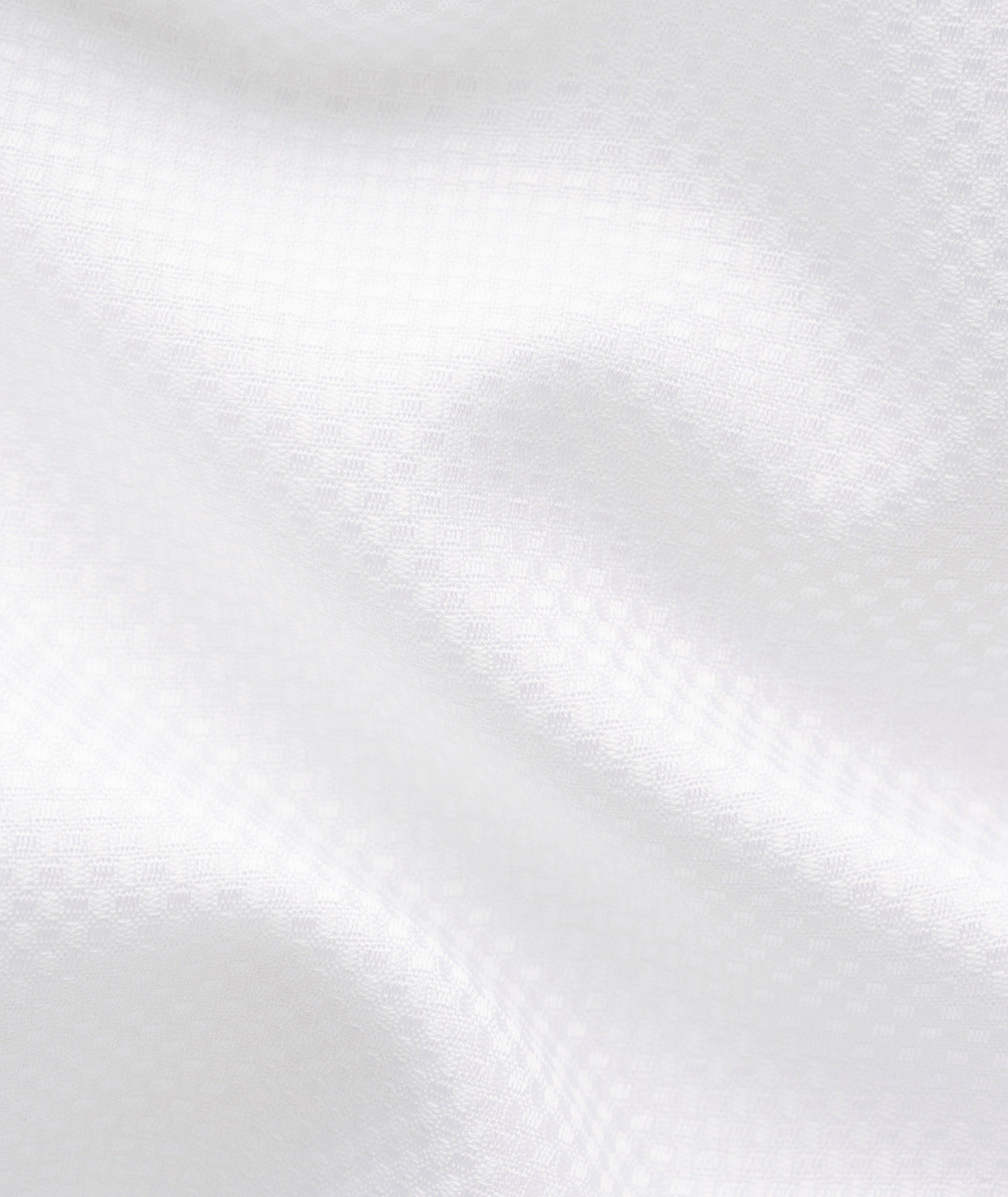 Slim-Fit Semi-Solid Fly Front Evening Shirt image 7