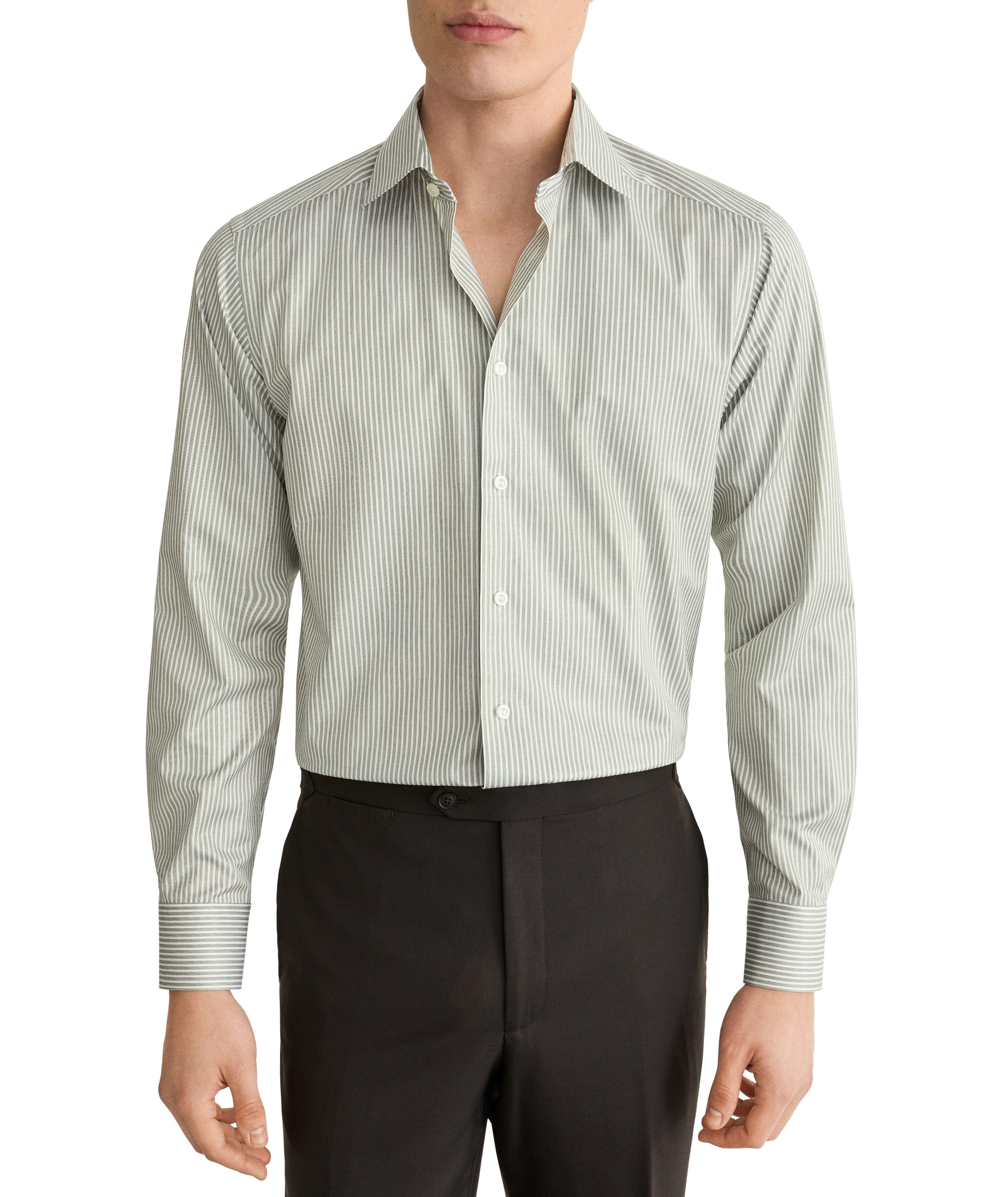 Slim-Fit Striped Signature Twill Shirt image 2