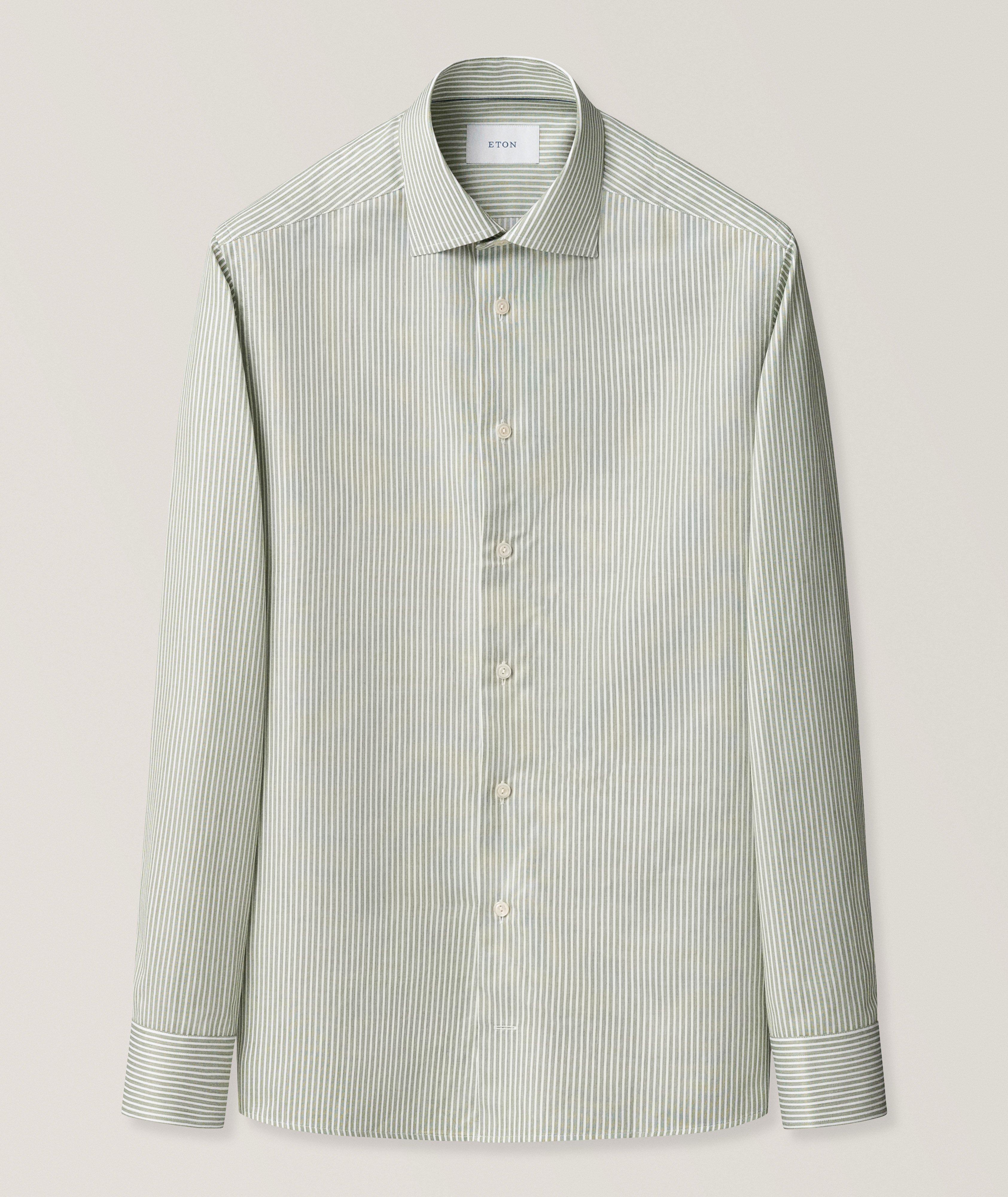 Slim-Fit Striped Signature Twill Shirt image 6