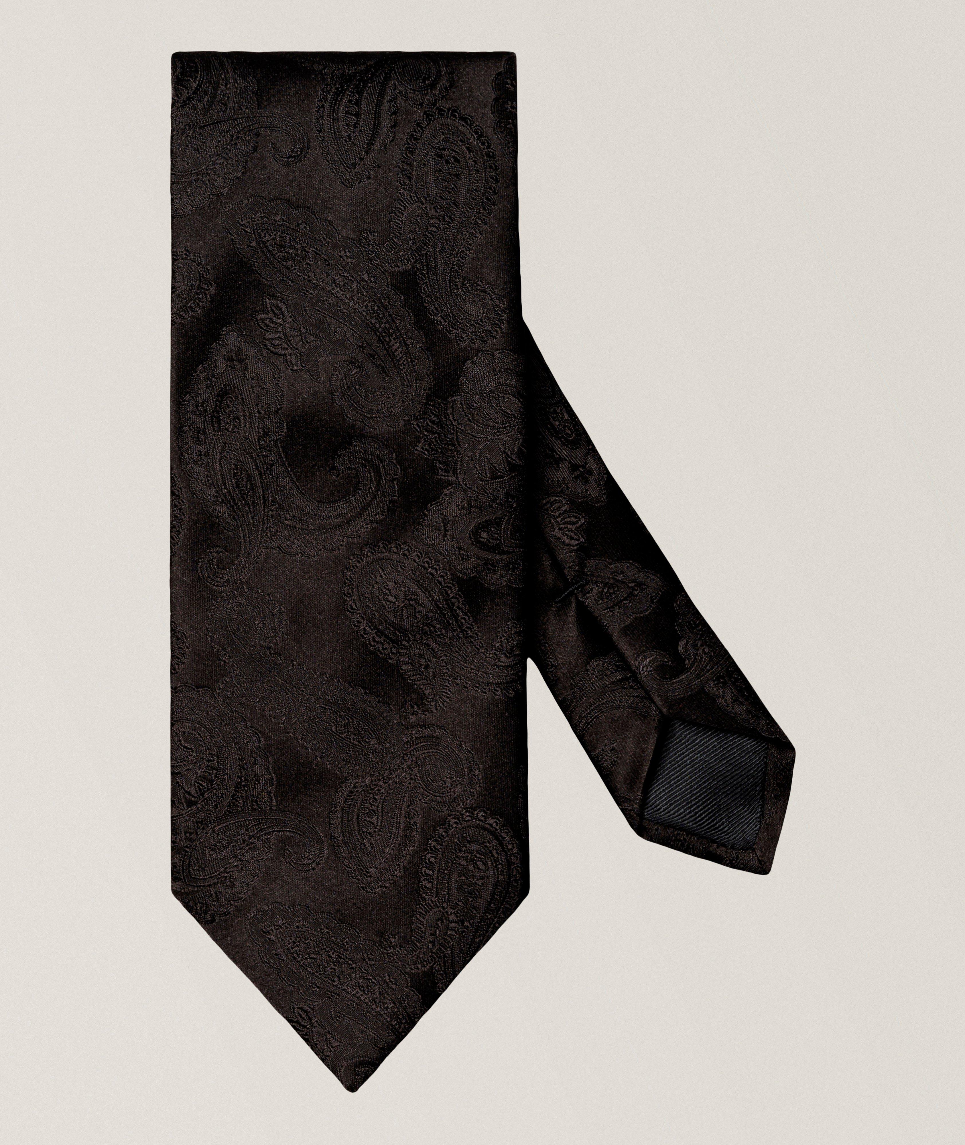 Eton Paisley Woven Silk Tie