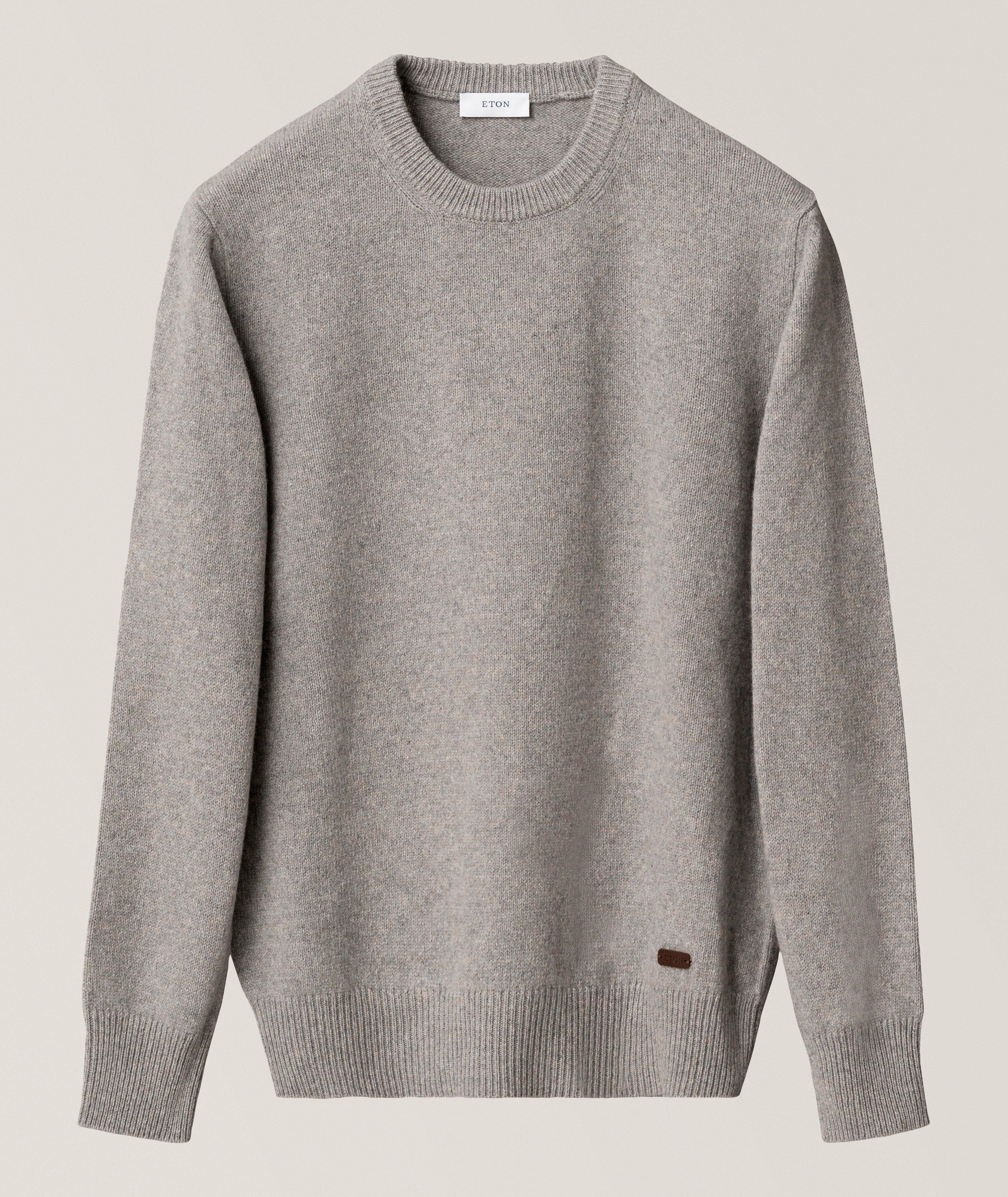 Eton Pull encolure ronde tricot cachemire