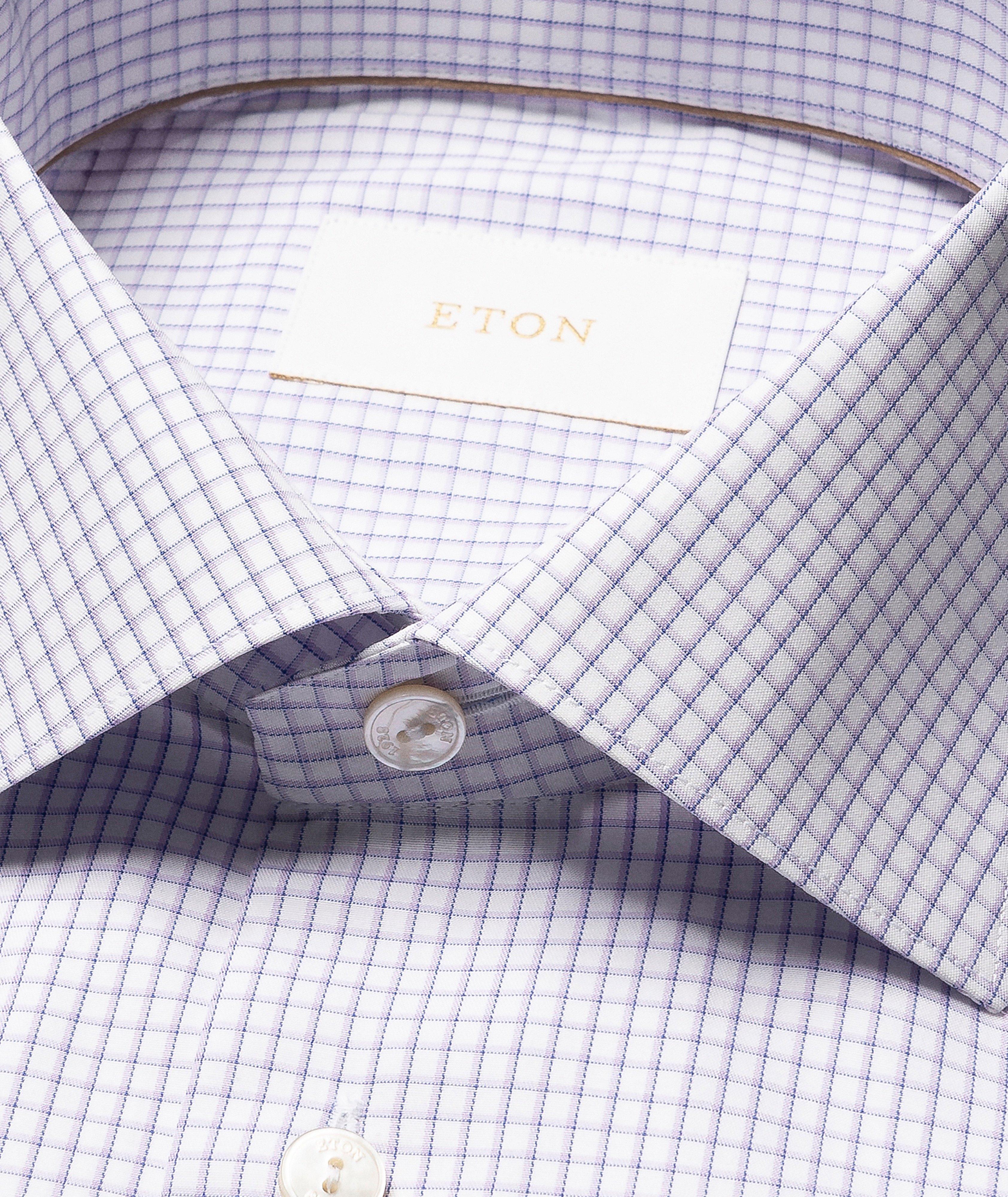 Contemporary Fit Check Supima Cotton Shirt image 1