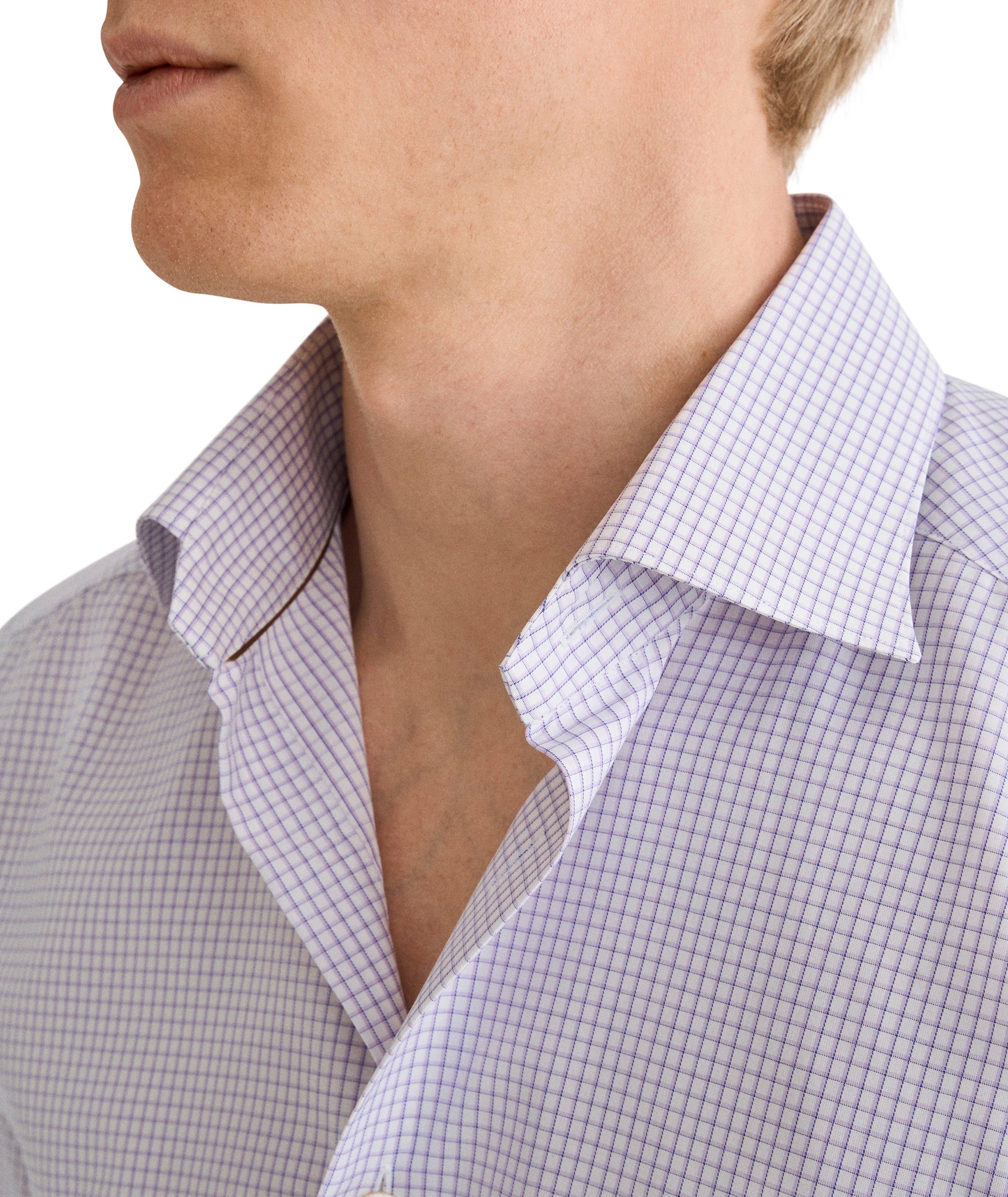 Contemporary Fit Check Supima Cotton Shirt image 4